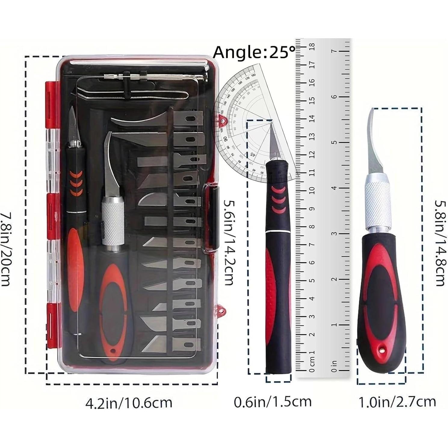 Set de Cuchillos de Precisión 19 Piezas SiyphuNing