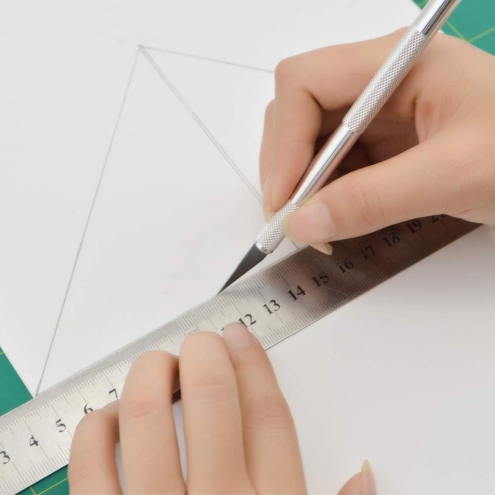 Cuchillo de Precisión Mlife de Acero Inoxidable con 60 Cuchillas