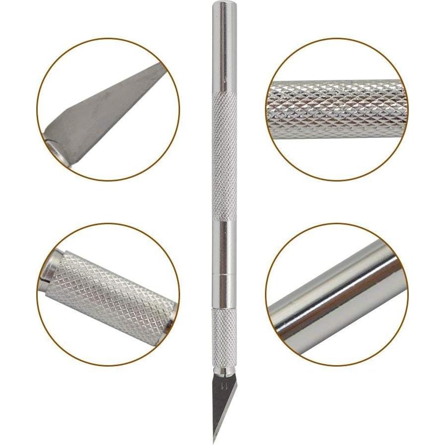 Cuchillo de Precisión Mlife de Acero Inoxidable con 60 Cuchillas