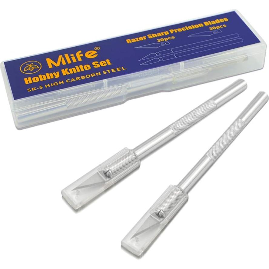 Cuchillo de Precisión Mlife de Acero Inoxidable con 60 Cuchillas