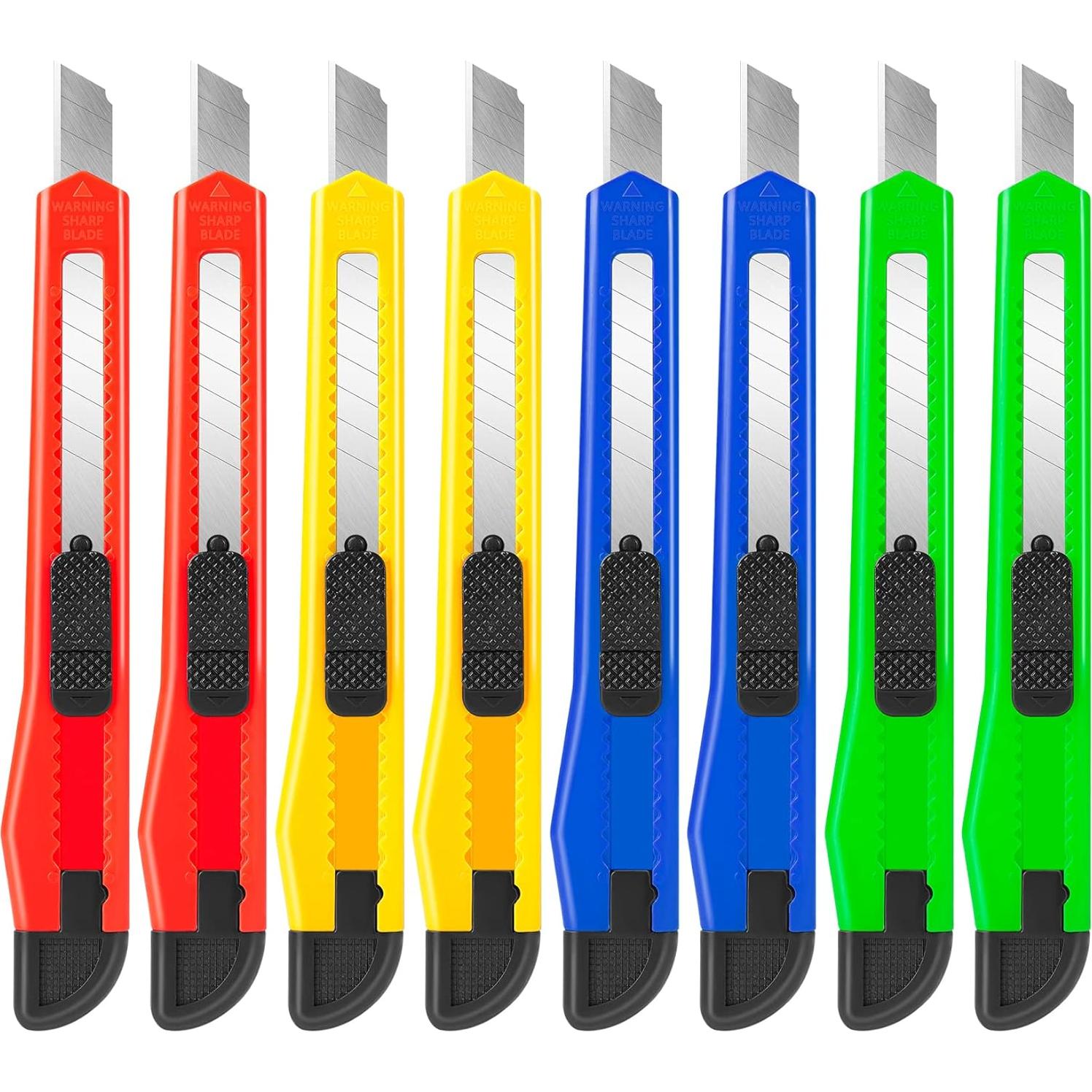 Juego de Cuchillos de Manualidades DIYSELF - 1 Cuchillo Exacto y 8 Utilitarios