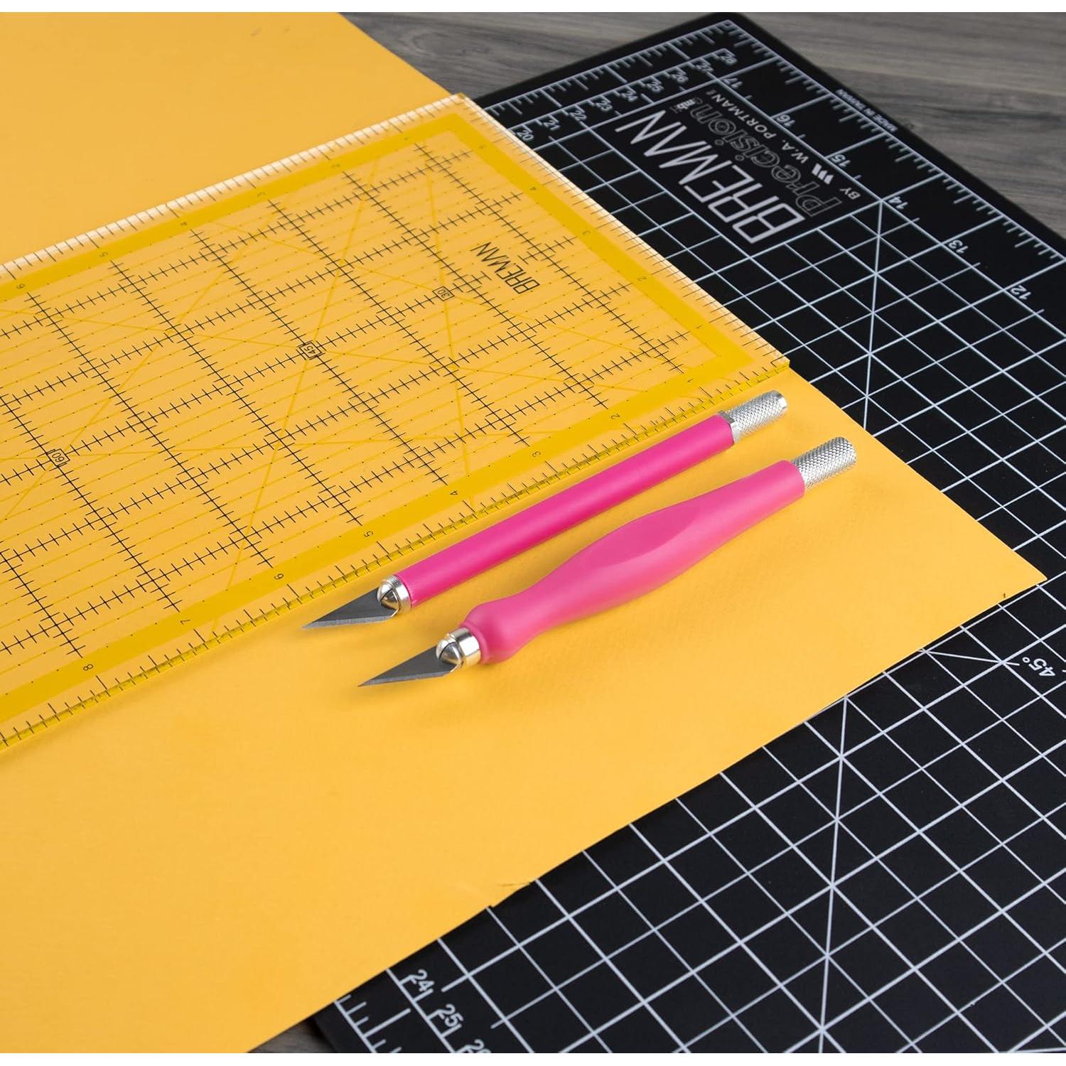 Conjunto de Cuchillos de Manualidades W.A. Portman Rosa 2 Pzs