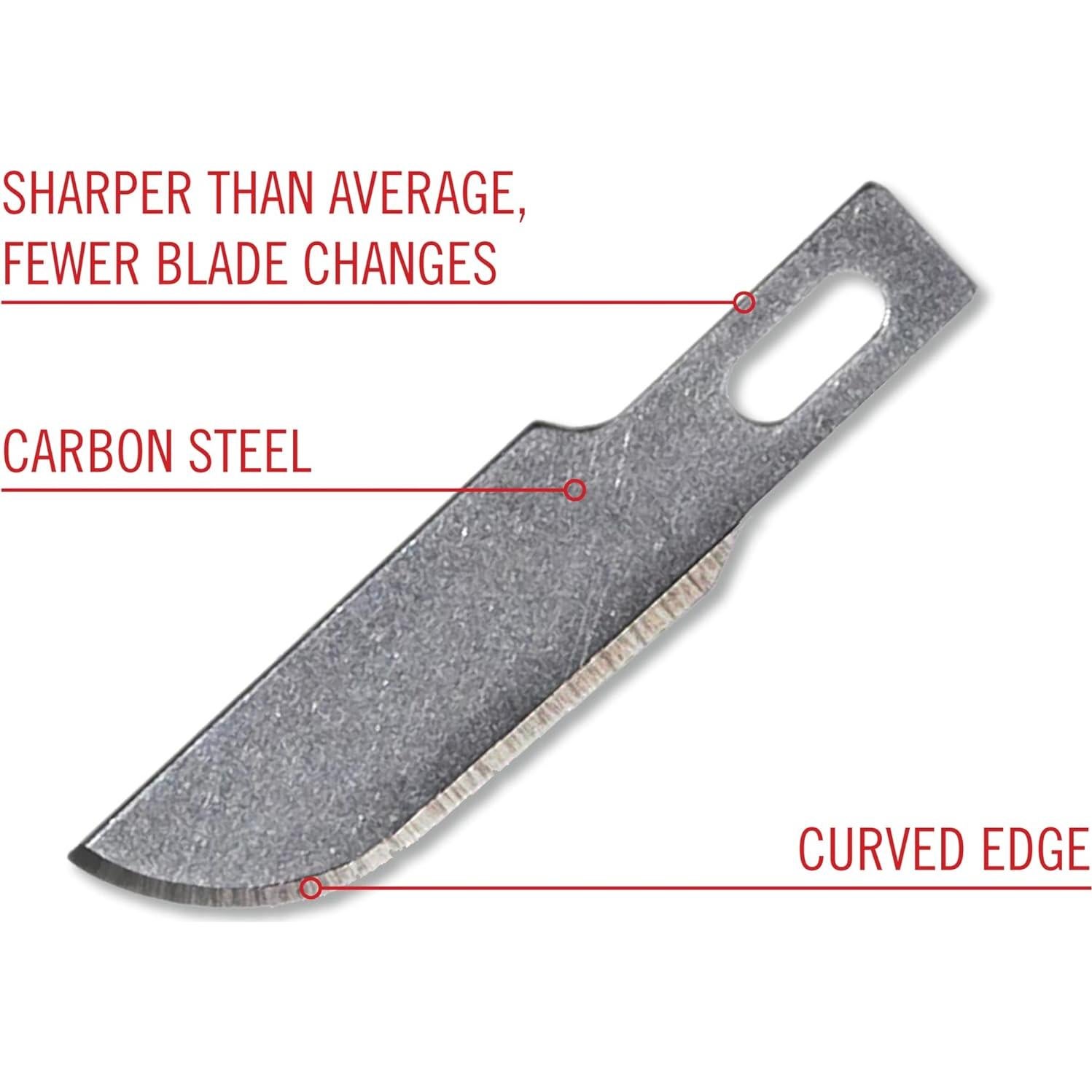 Cuchillas de Repuesto Excel Blades #10 Curvadas 50 PCS