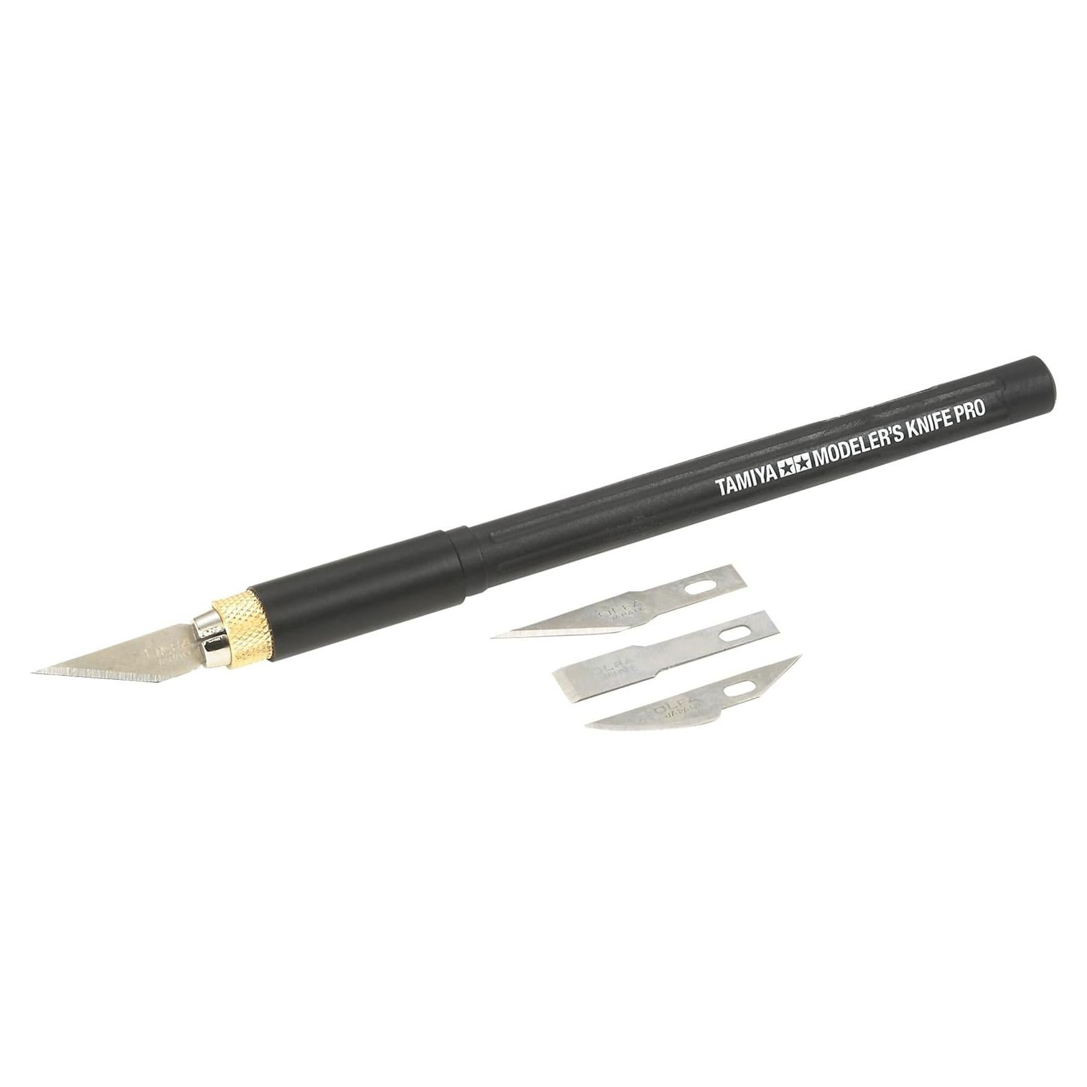 Cuchillo de Modelista PRO Tamiya No.98 - Acero y Plástico