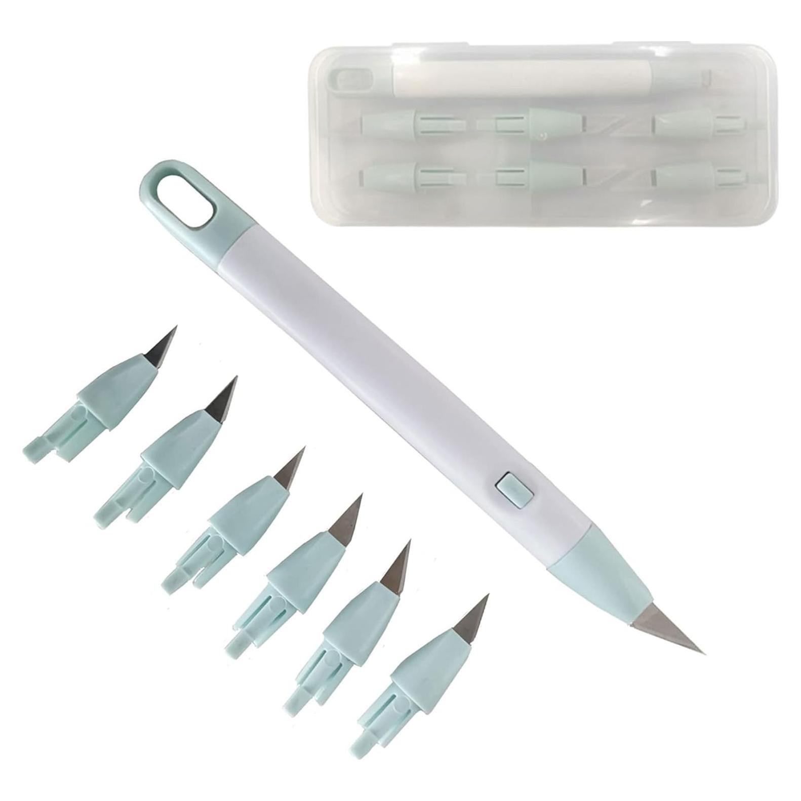 Juego de cuchillos de precisión KINGFINGER 7 piezas con estuche