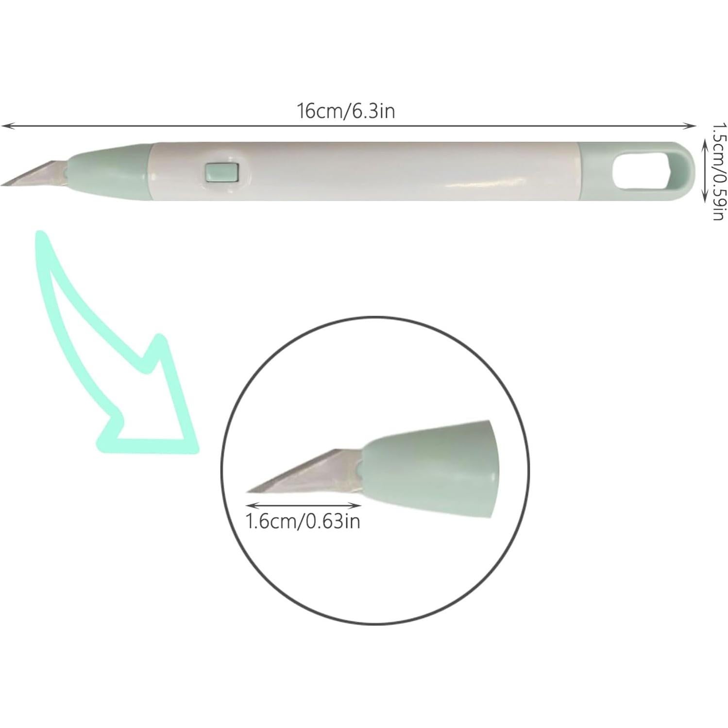 Juego de cuchillos de precisión KINGFINGER 7 piezas con estuche