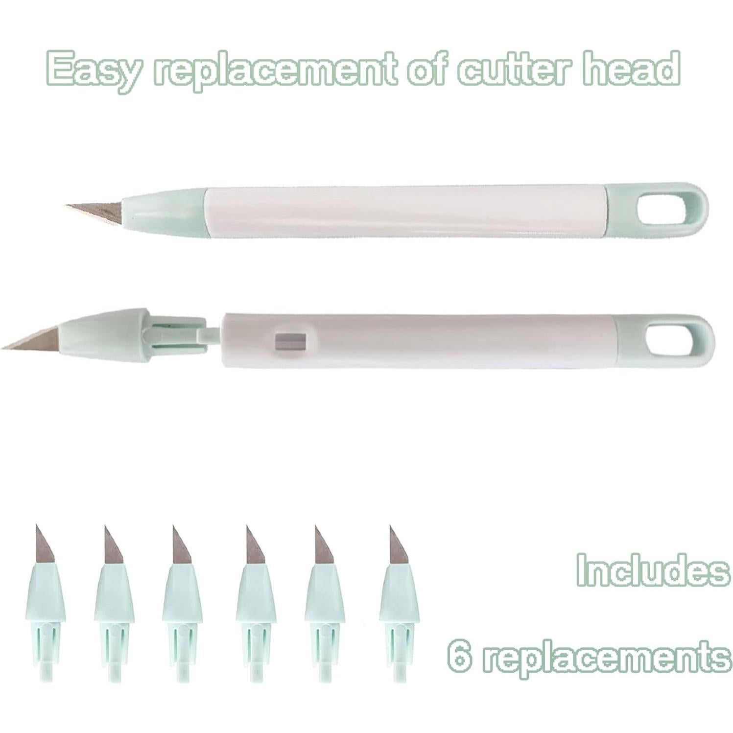 Juego de cuchillos de precisión KINGFINGER 7 piezas con estuche