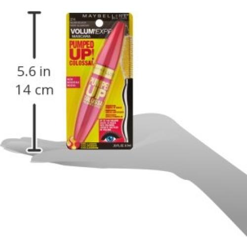 Máscara Maybelline Volum' Express Colosal 16x Negro 24g