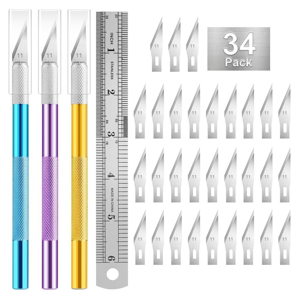 Juego de Cuchillos de Manualidades Headley Tools 3 Piezas