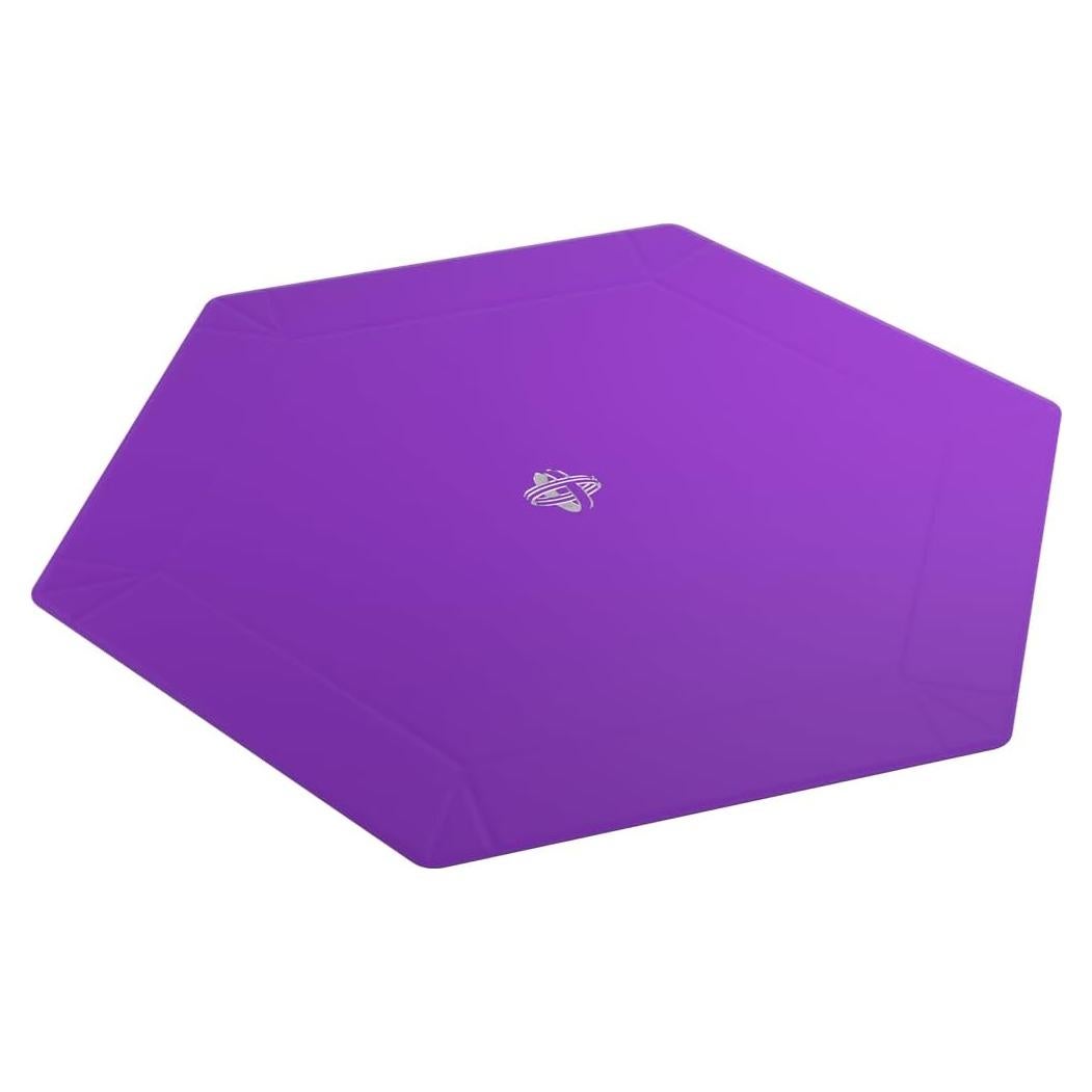 Bandeja de Dados Magnética Gamegenic Hexagonal Negra/Púrpura