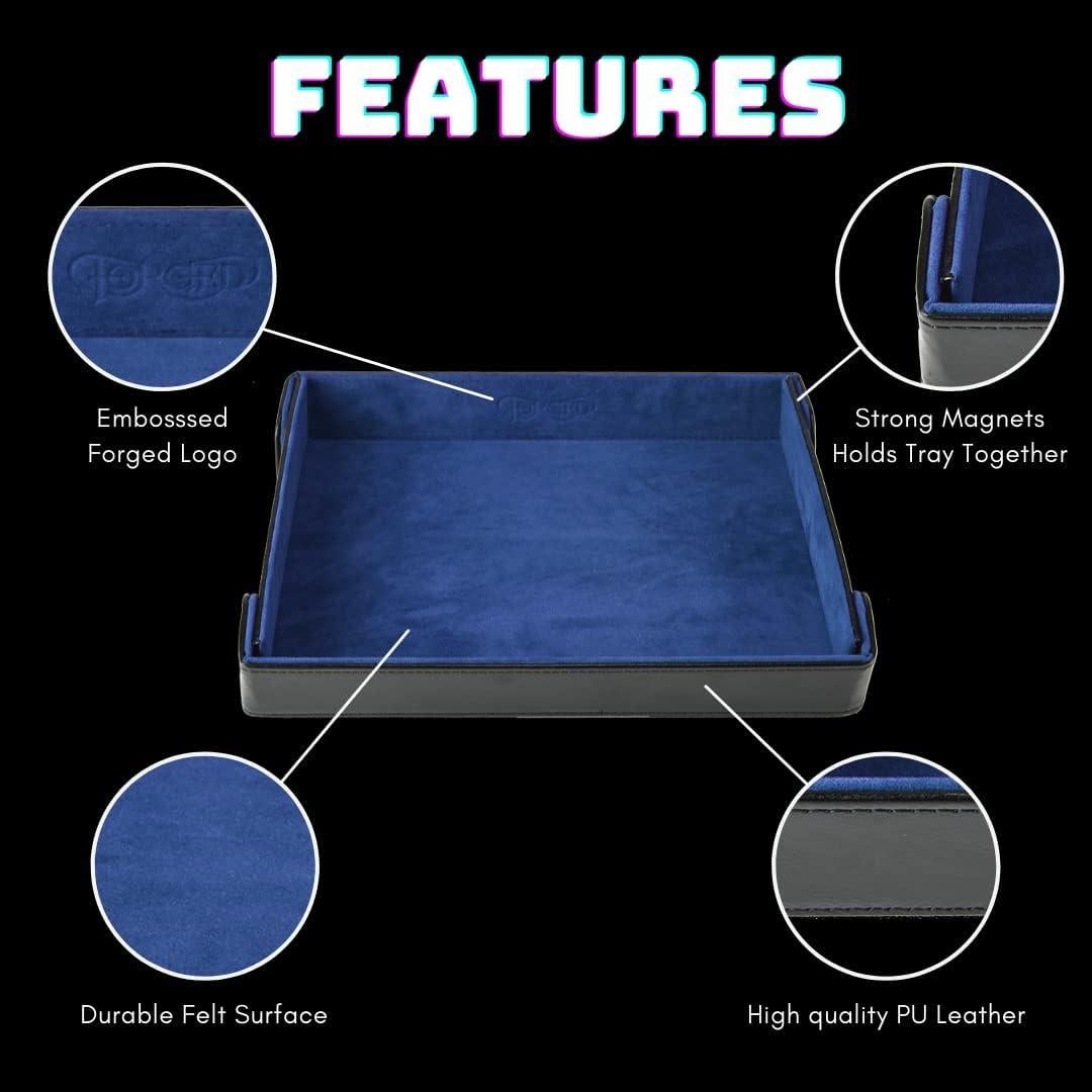 Bandeja de Dados Magnética Plegable Forged Dice Co. Verde