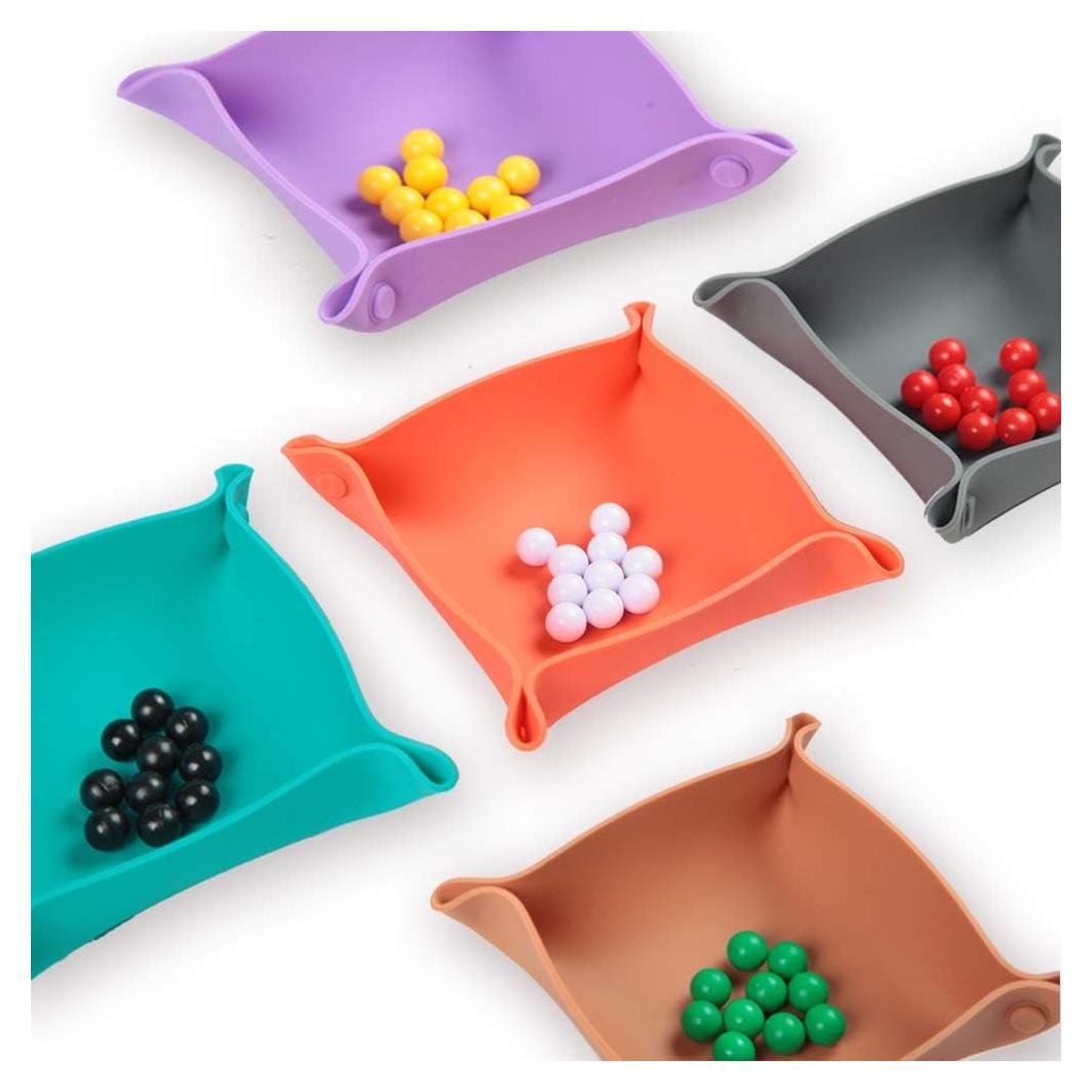 Tazones de Almacenamiento Plegables GAMELAND para Juegos de Mesa - 5 Piezas