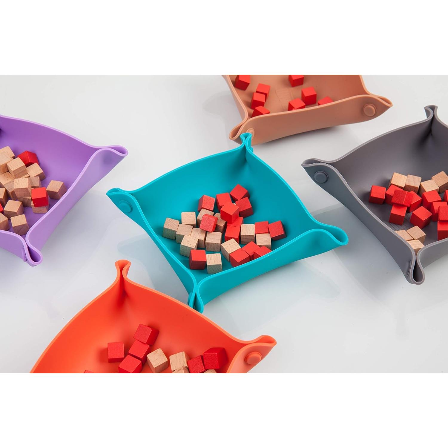 Tazones de Almacenamiento Plegables GAMELAND para Juegos de Mesa - 5 Piezas