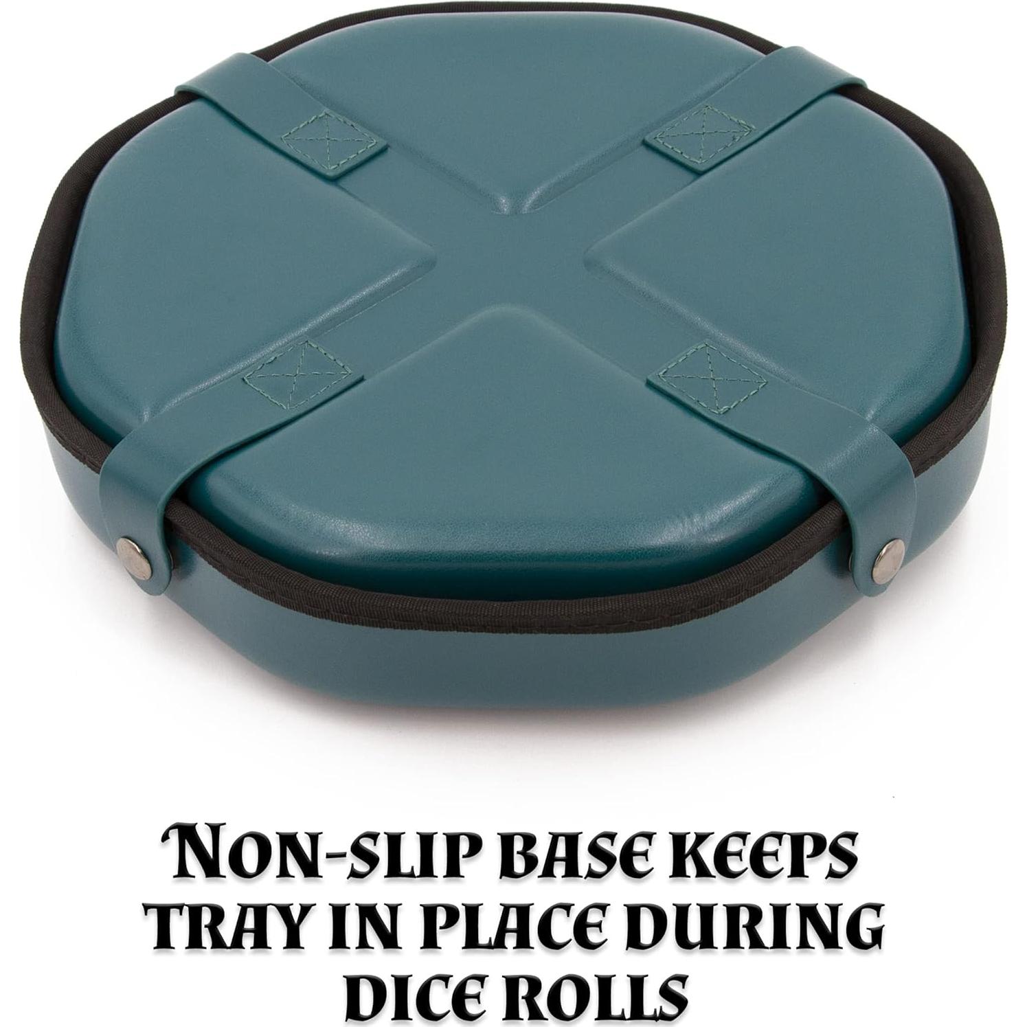 Bandeja de Dados y Estuche CASEMATIX Verde para 115 Dados RPG