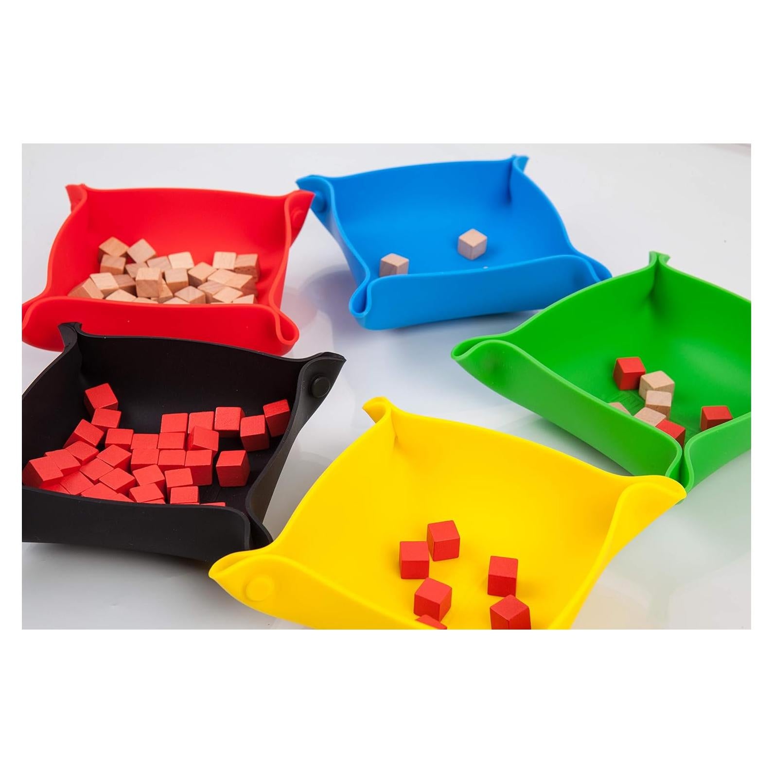 Tazones de Almacenamiento Plegables GAMELAND para Juegos - 5 Piezas