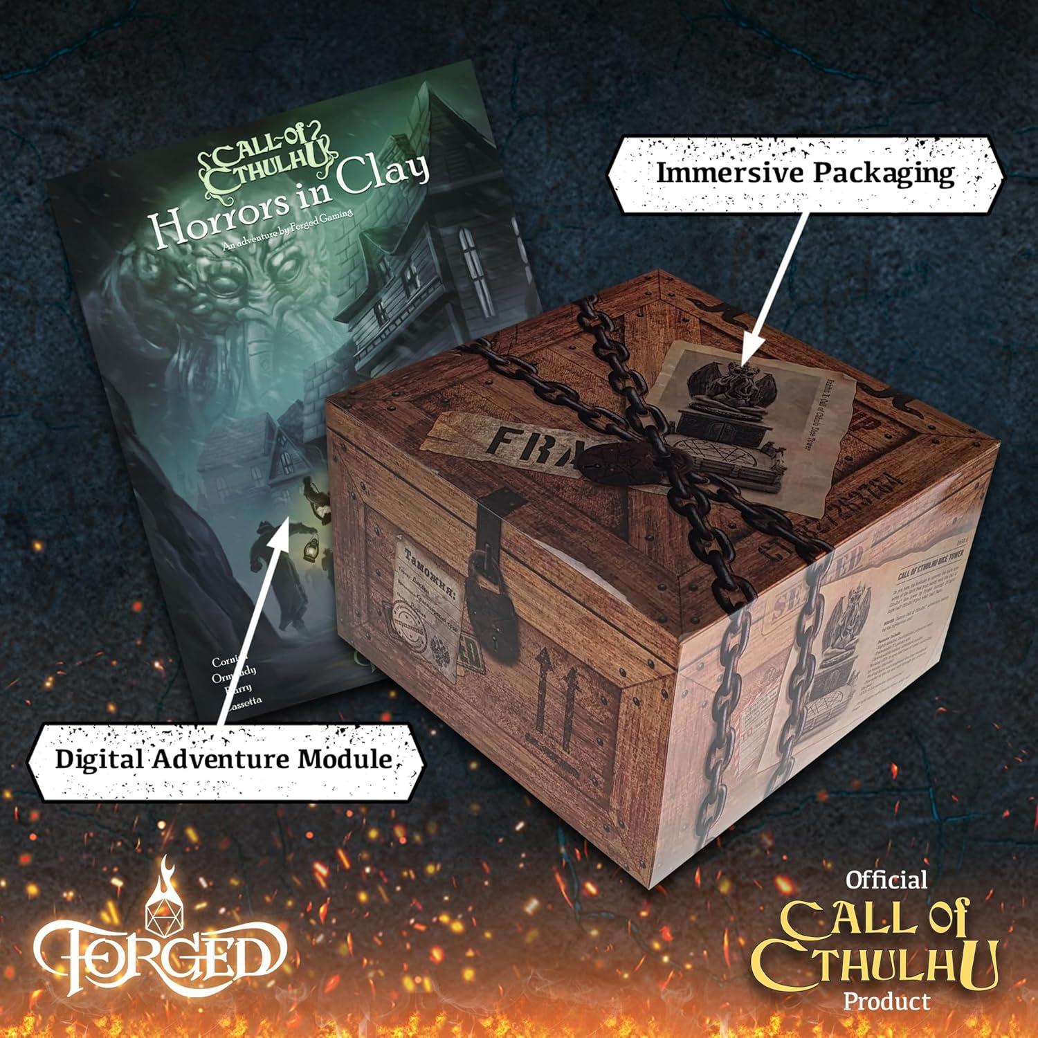 Torre de Dados Call of Cthulhu Forged Dice Co. con LED