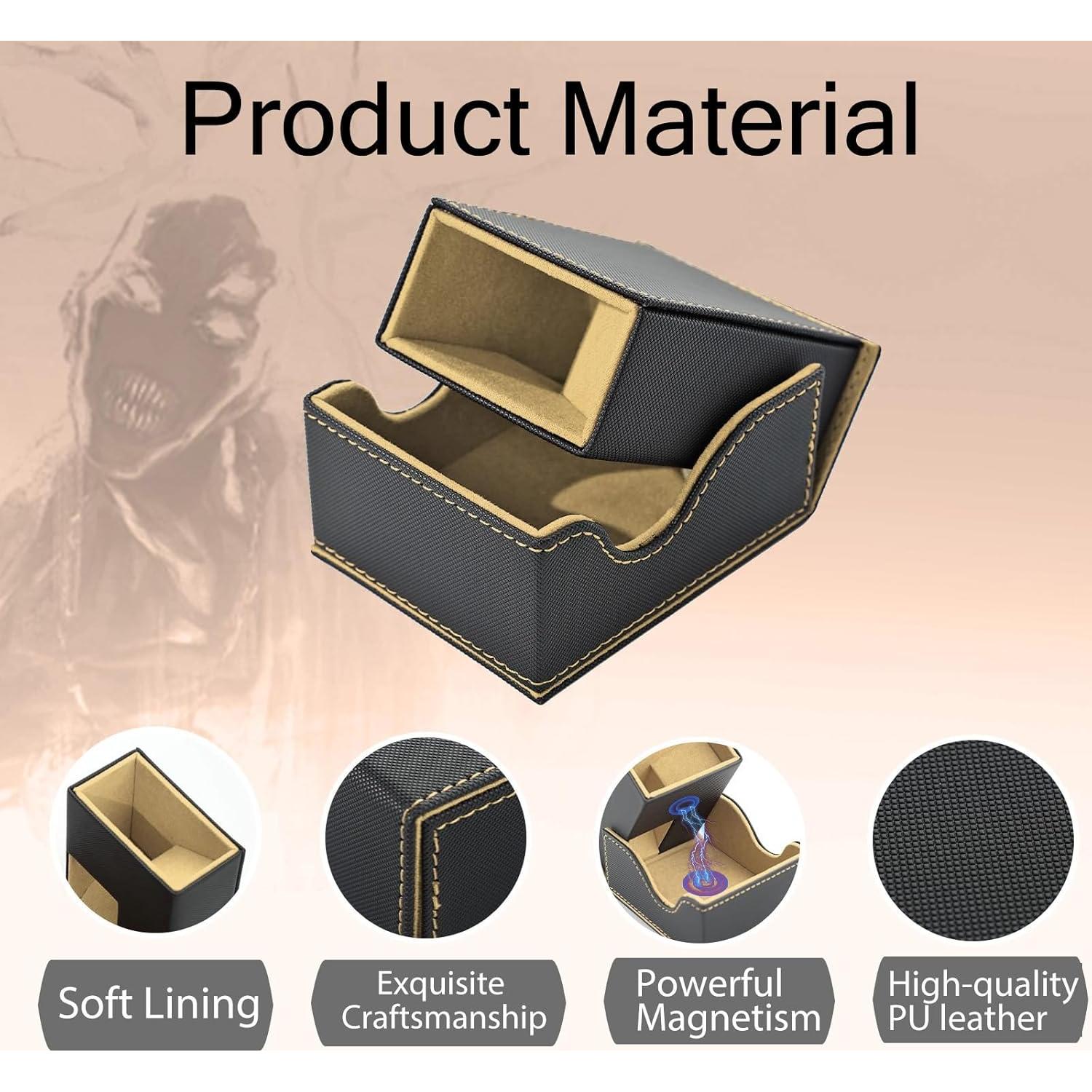 Torre de Dados y Bandeja Plegable Stepane Negra/Marrón