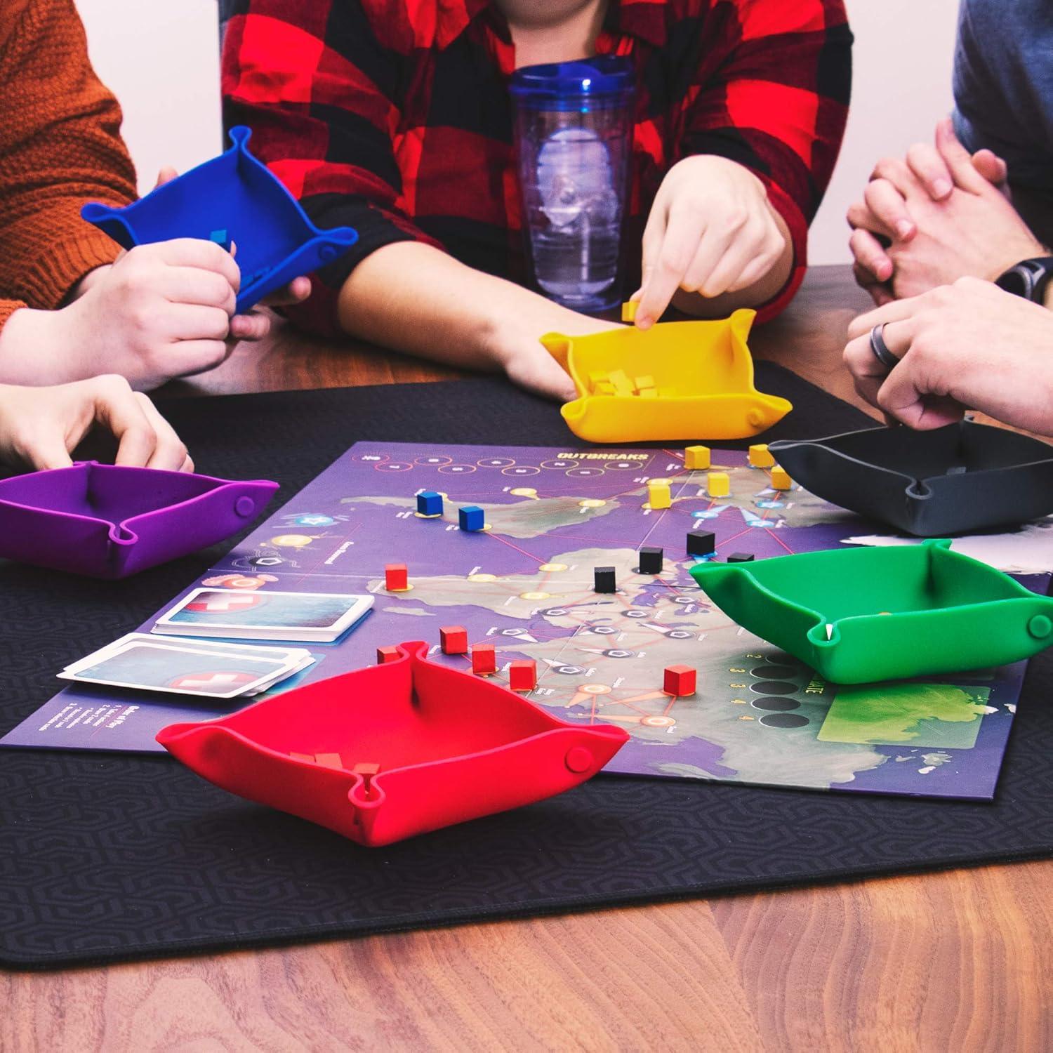 Tazones de Almacenamiento para Juegos de Mesa Stratagem, 6 Piezas