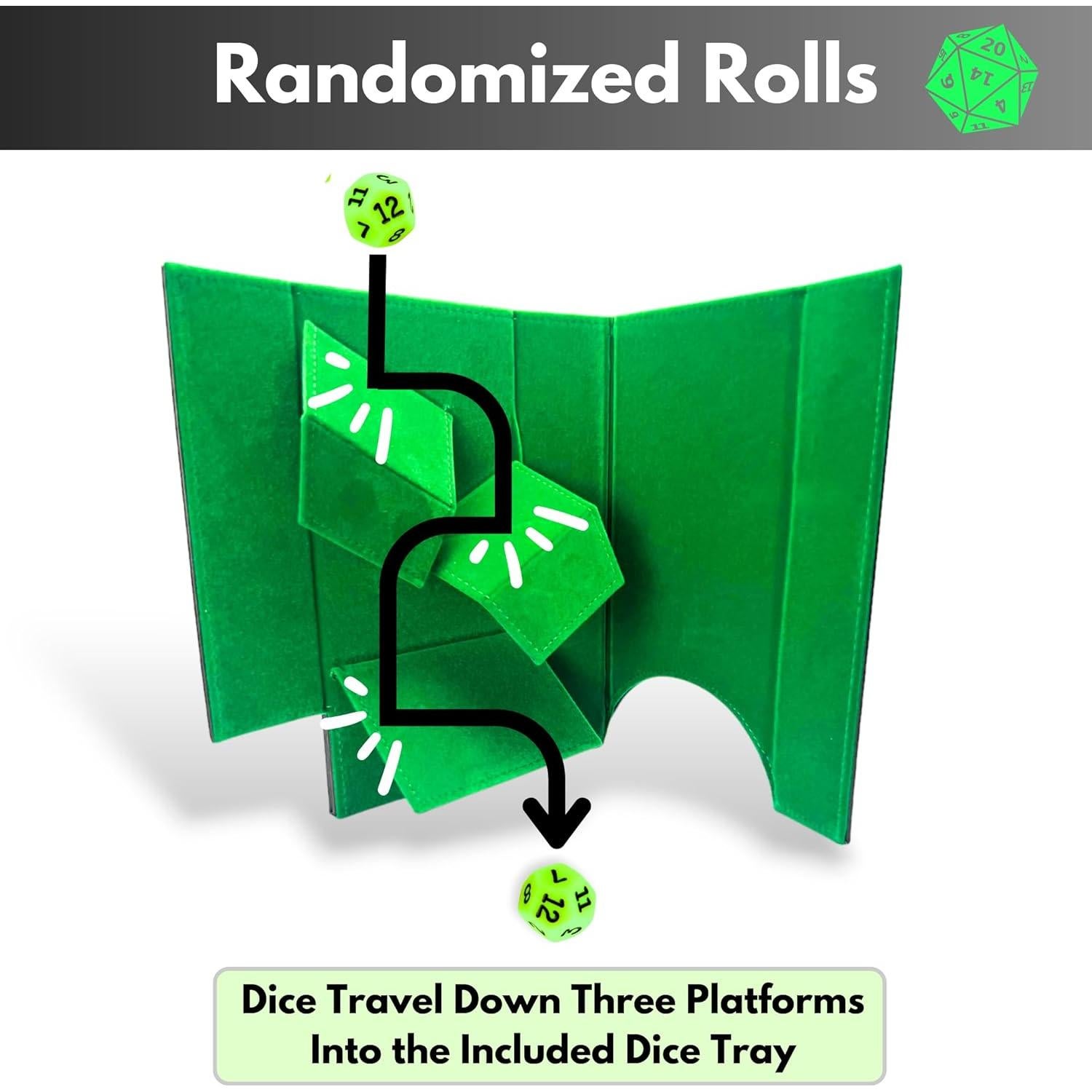 Torre de Dados Plegable Luck Lab 2.0 y Bandeja Magnética