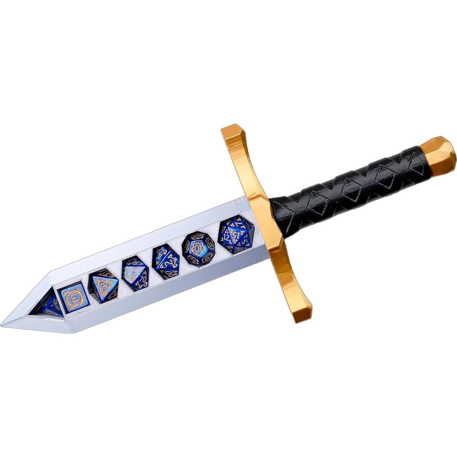 Soporte para Dados 3D BEST-Q Dragón Rojo con 7 Dados D20