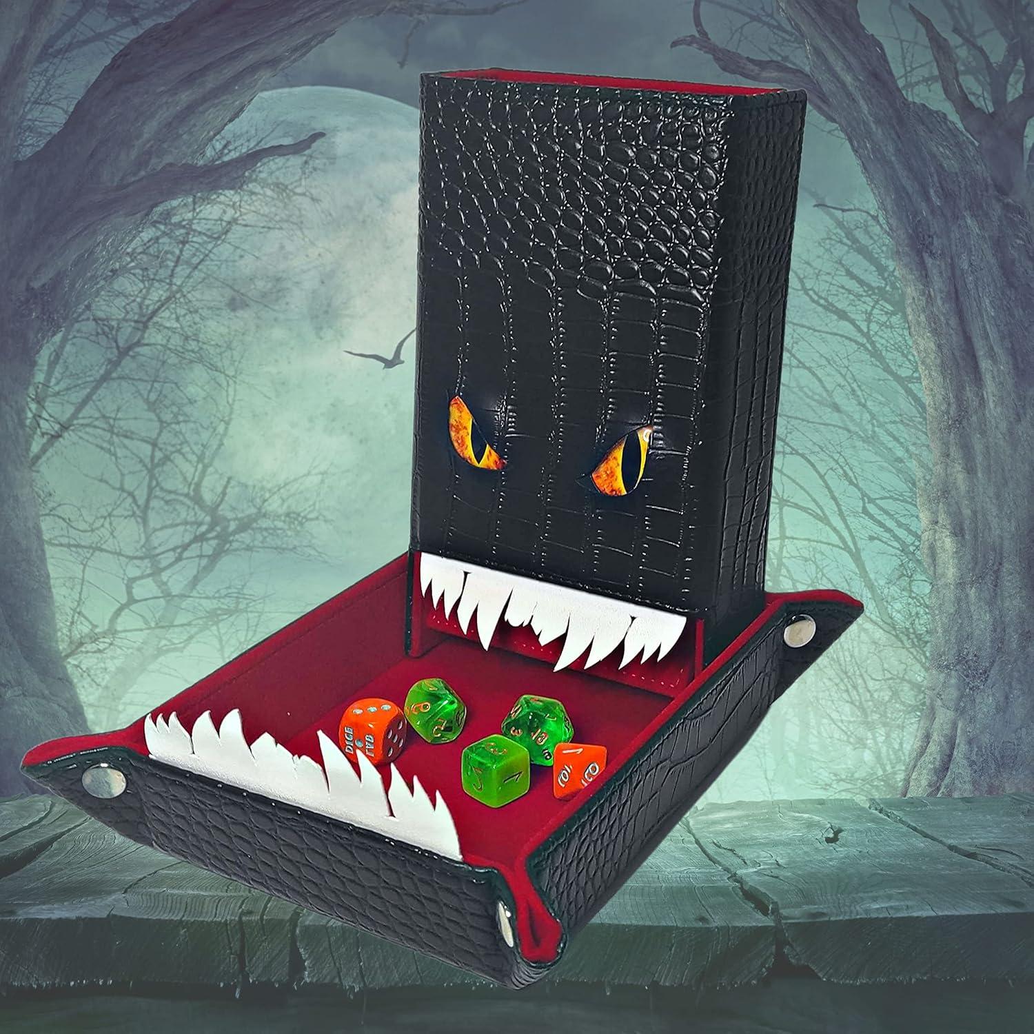 Bandeja y Torre de Dados DND Foxbite Cazador de Dragones