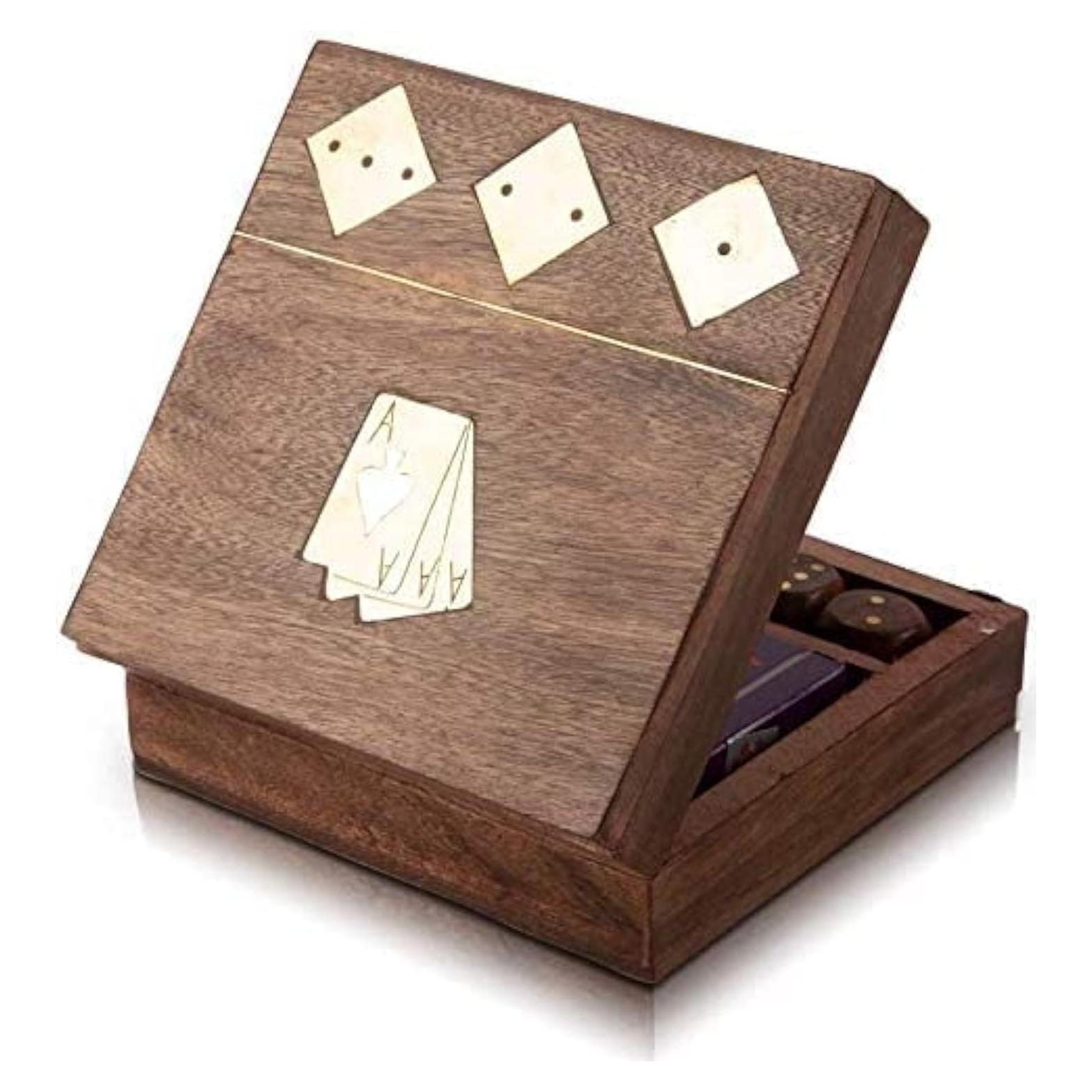 Caja de Almacenamiento de Cartas de Juego El Gran Bazar Indio