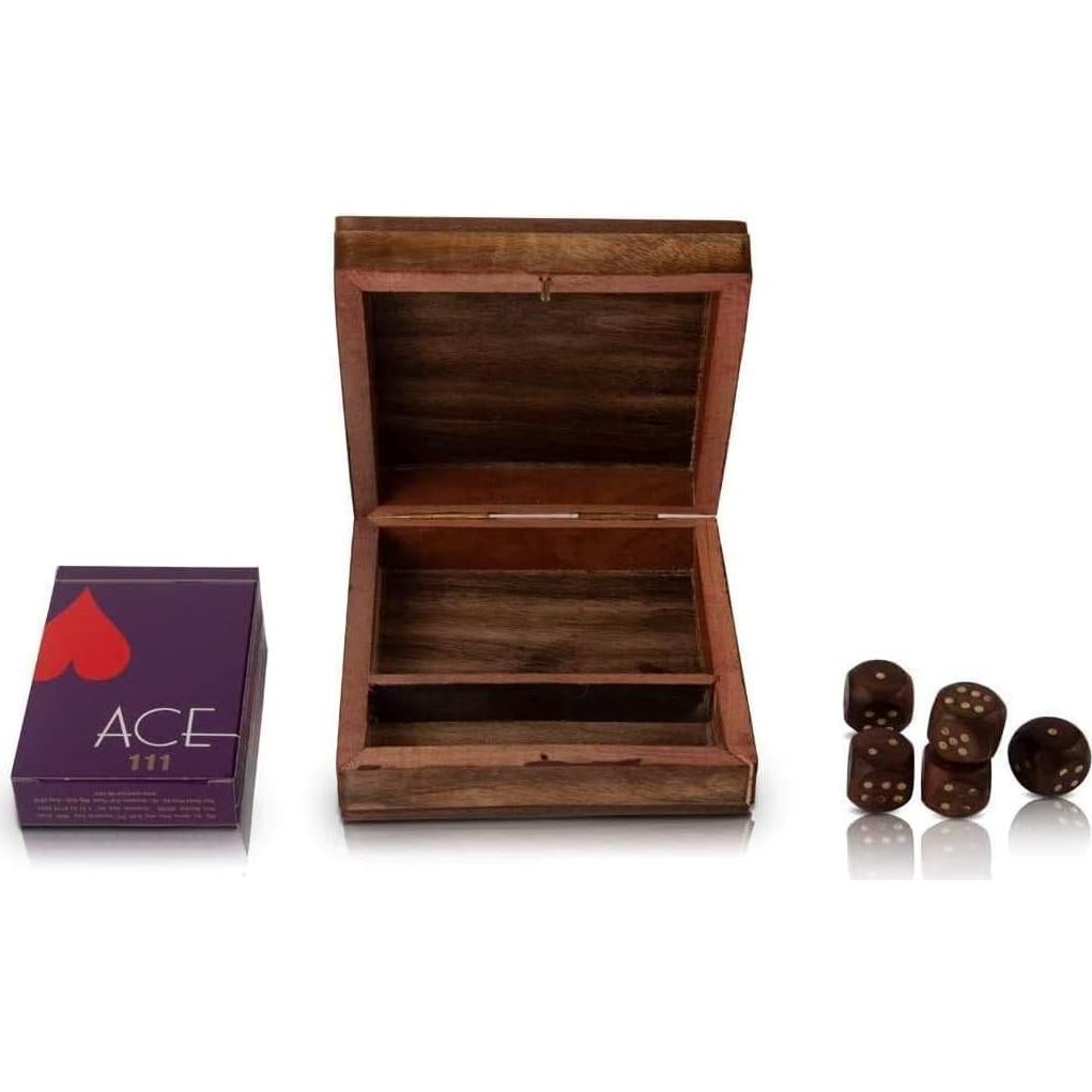 Caja de Almacenamiento de Cartas de Juego El Gran Bazar Indio