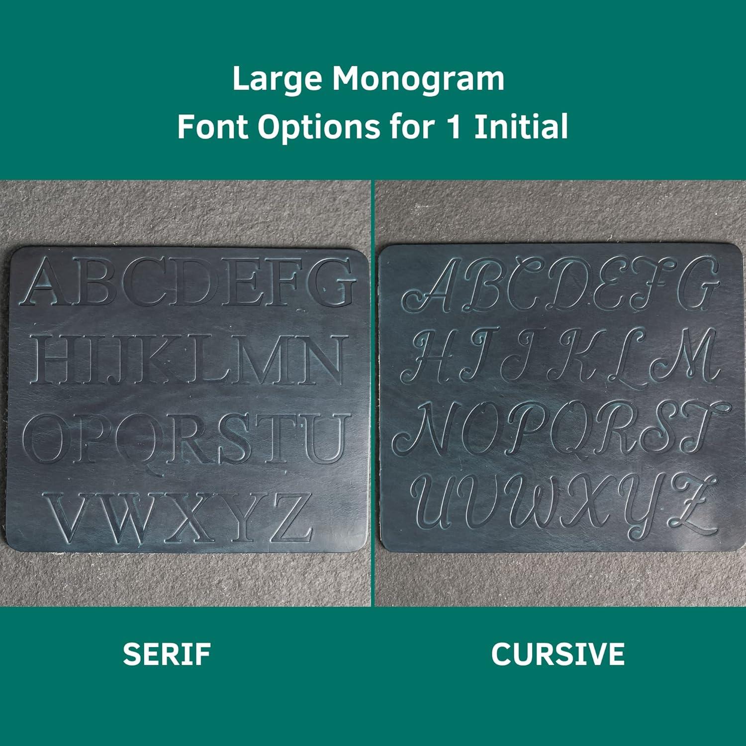 Bandeja de cuero personalizada Ox & Pine 19 cm cuadrada café