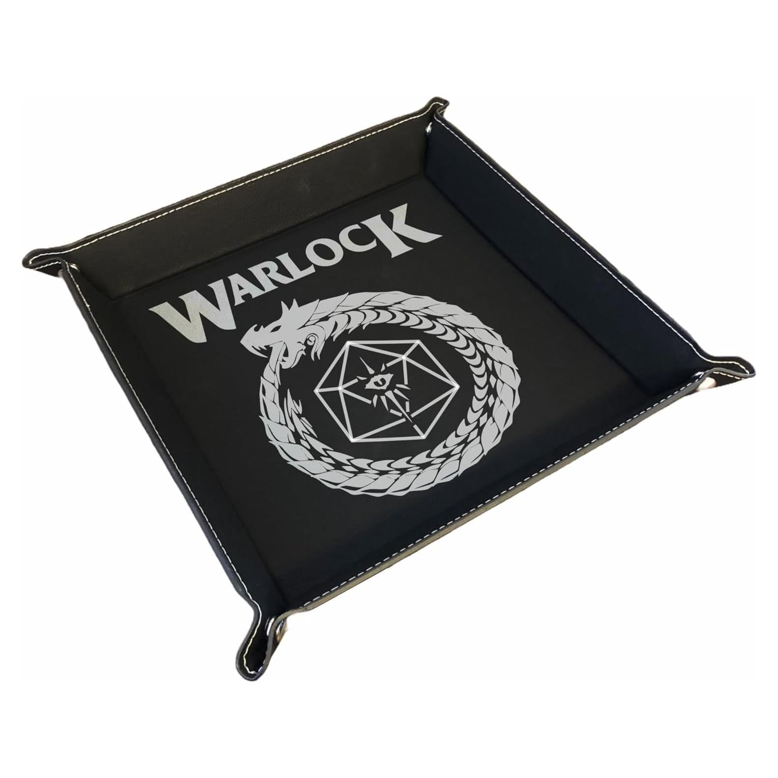 Bandeja de Dados D&D PrecisionNC Cuero Sintético Negro 32.7cm