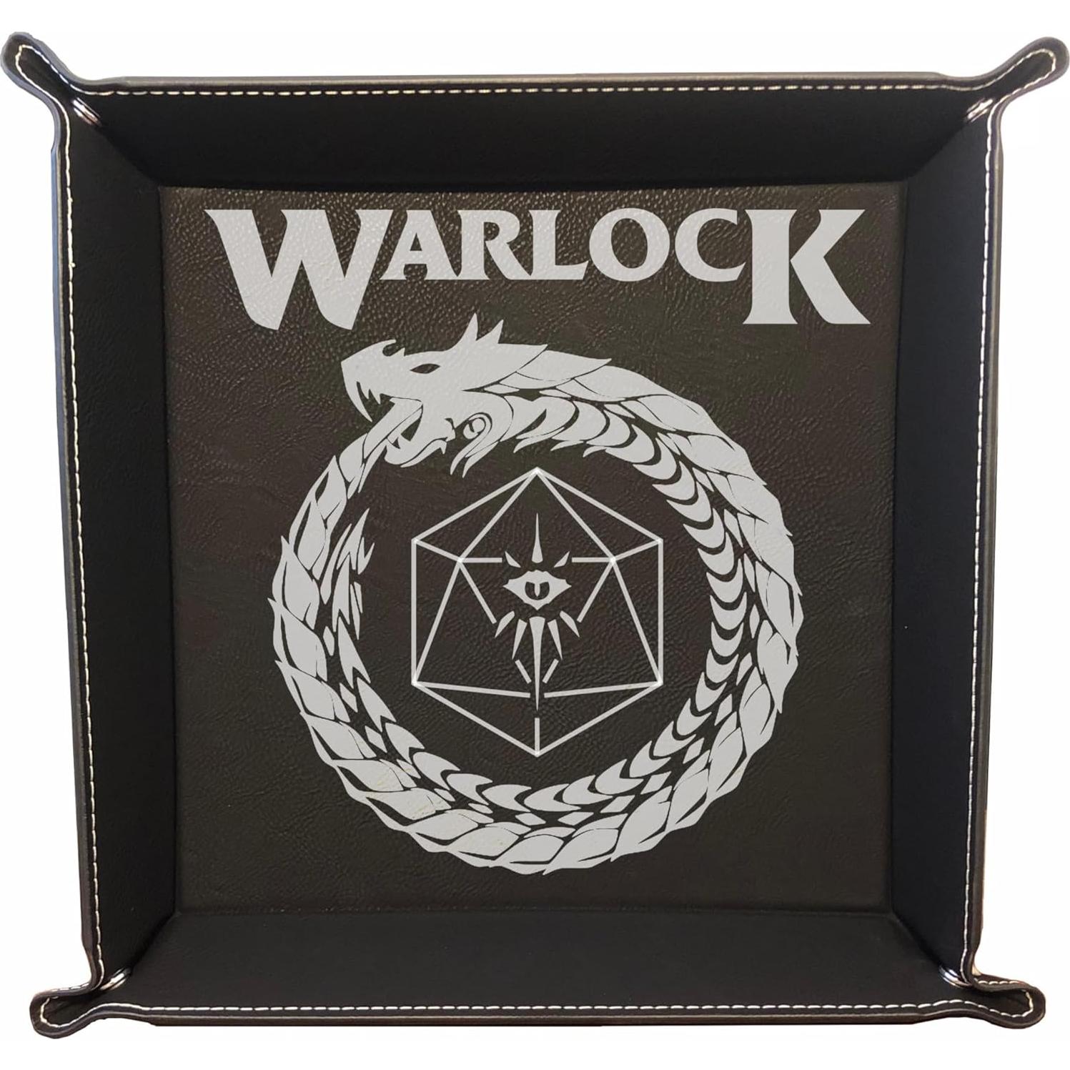 Bandeja de Dados D&D PrecisionNC Cuero Sintético Negro 32.7cm