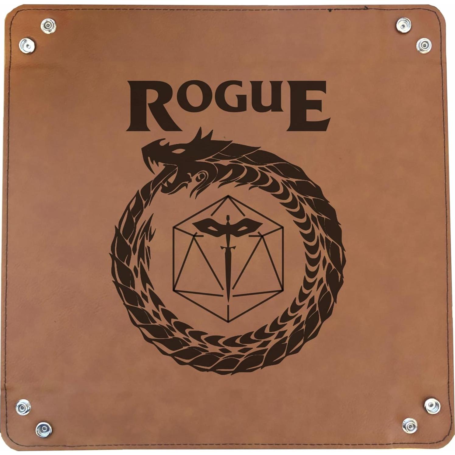 Bandeja de Dados D&D PrecisionNC Cuero Sintético Marrón