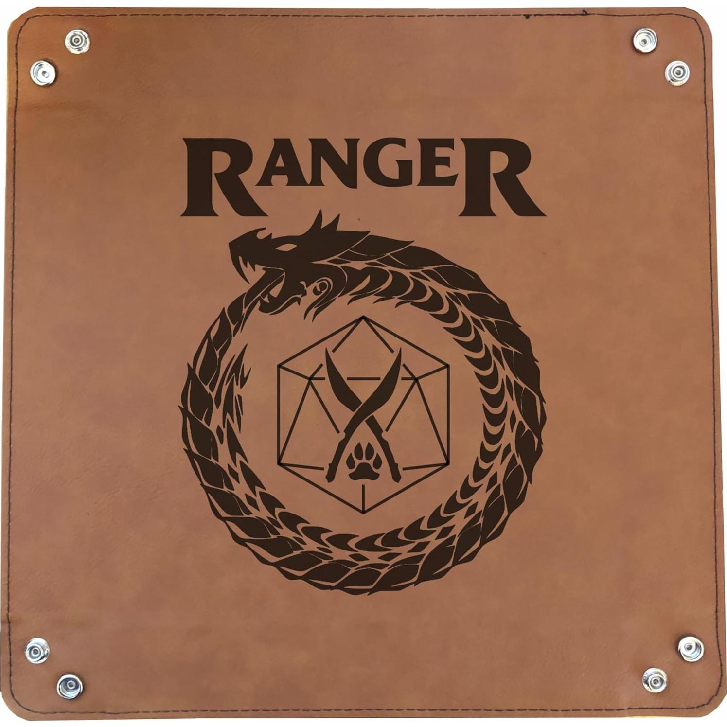 Bandeja de Dados D&D PrecisionNC Marrón Cuero Sintético 32.7cm