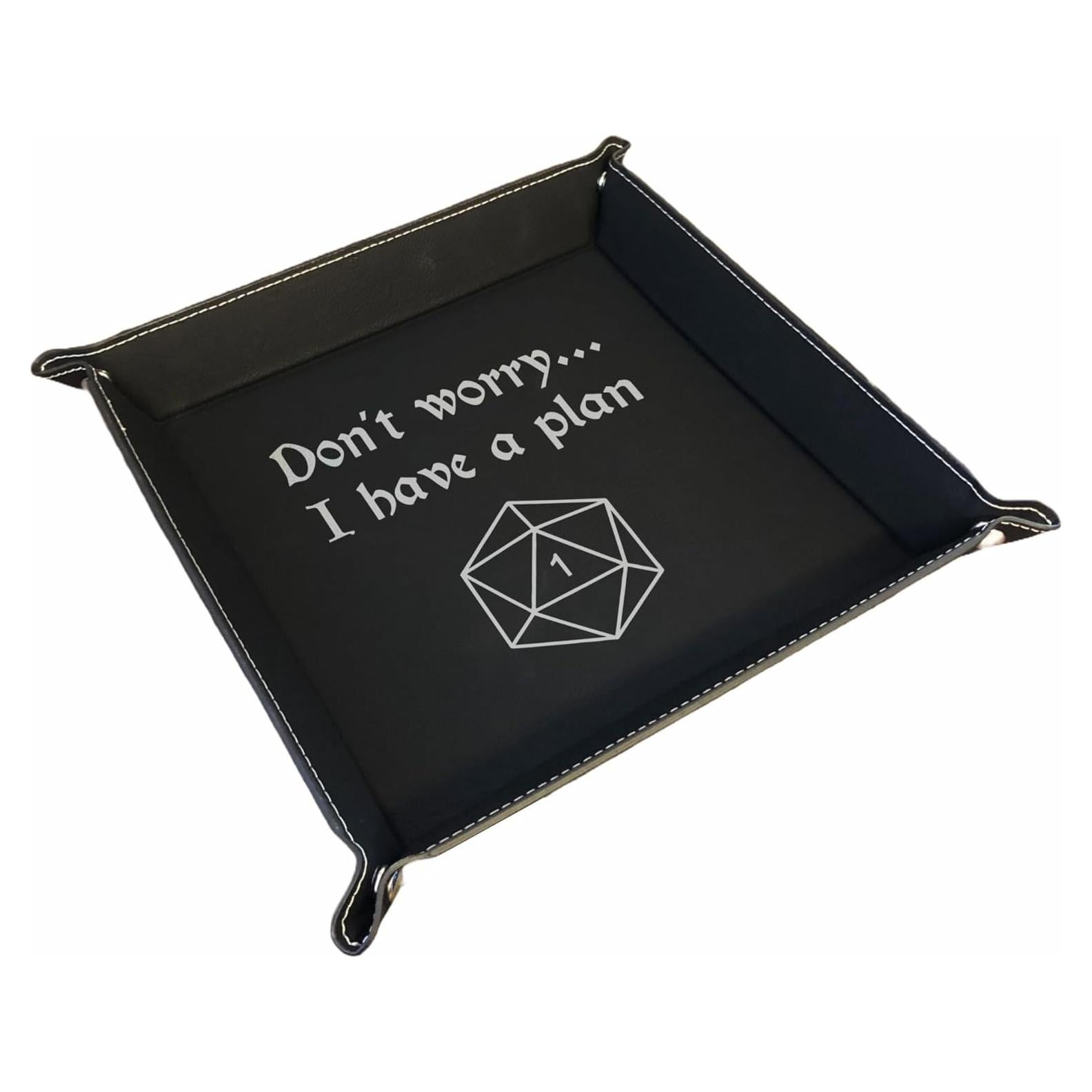 Bandeja de Dados D&D PrecisionNC Cuero Sintético Negro 32.7cm