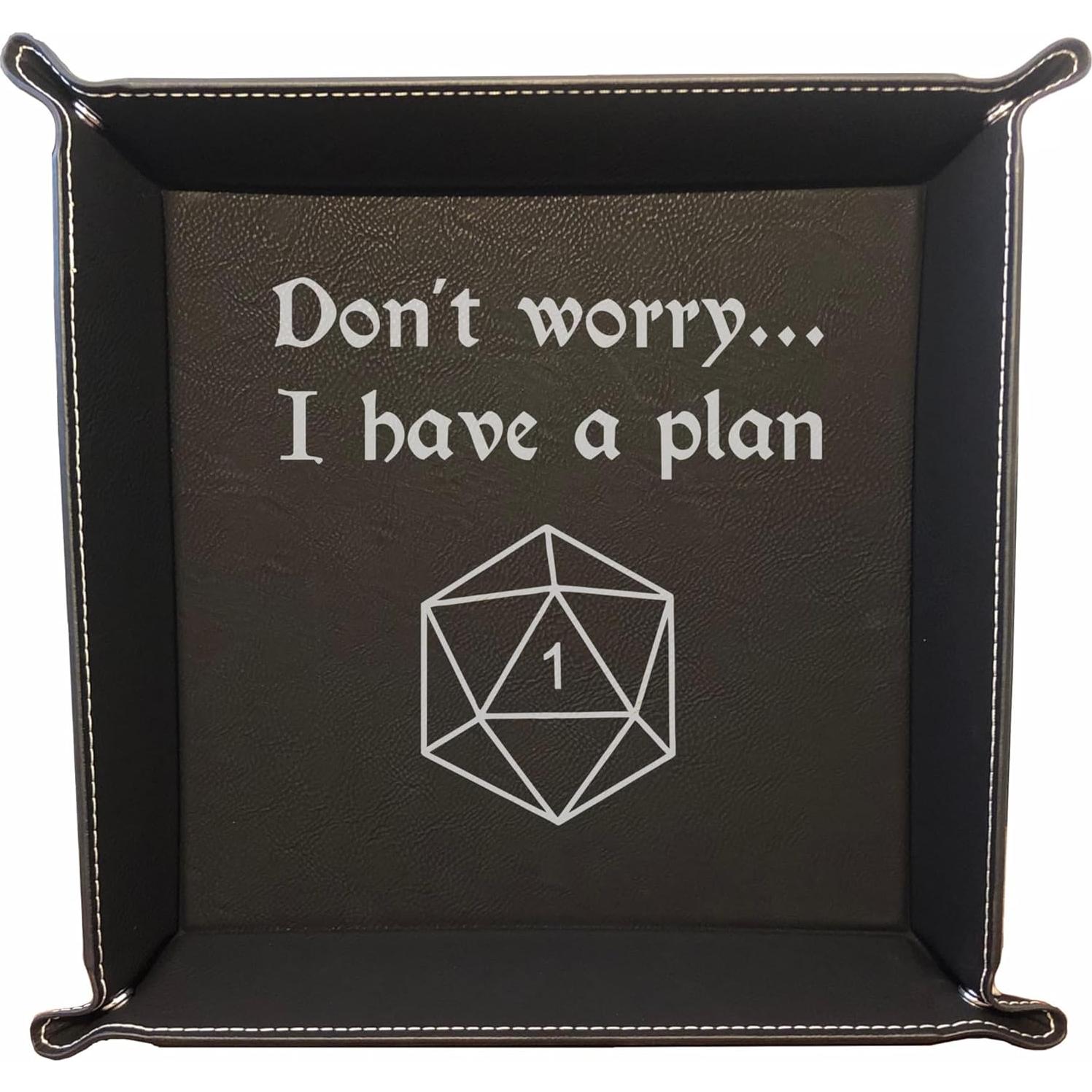 Bandeja de Dados D&D PrecisionNC Cuero Sintético Negro 32.7cm