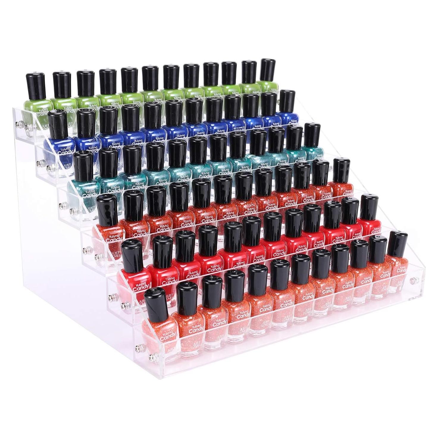 Organizador Acrílico de Esmalte de Uñas BTremary 6 Niveles