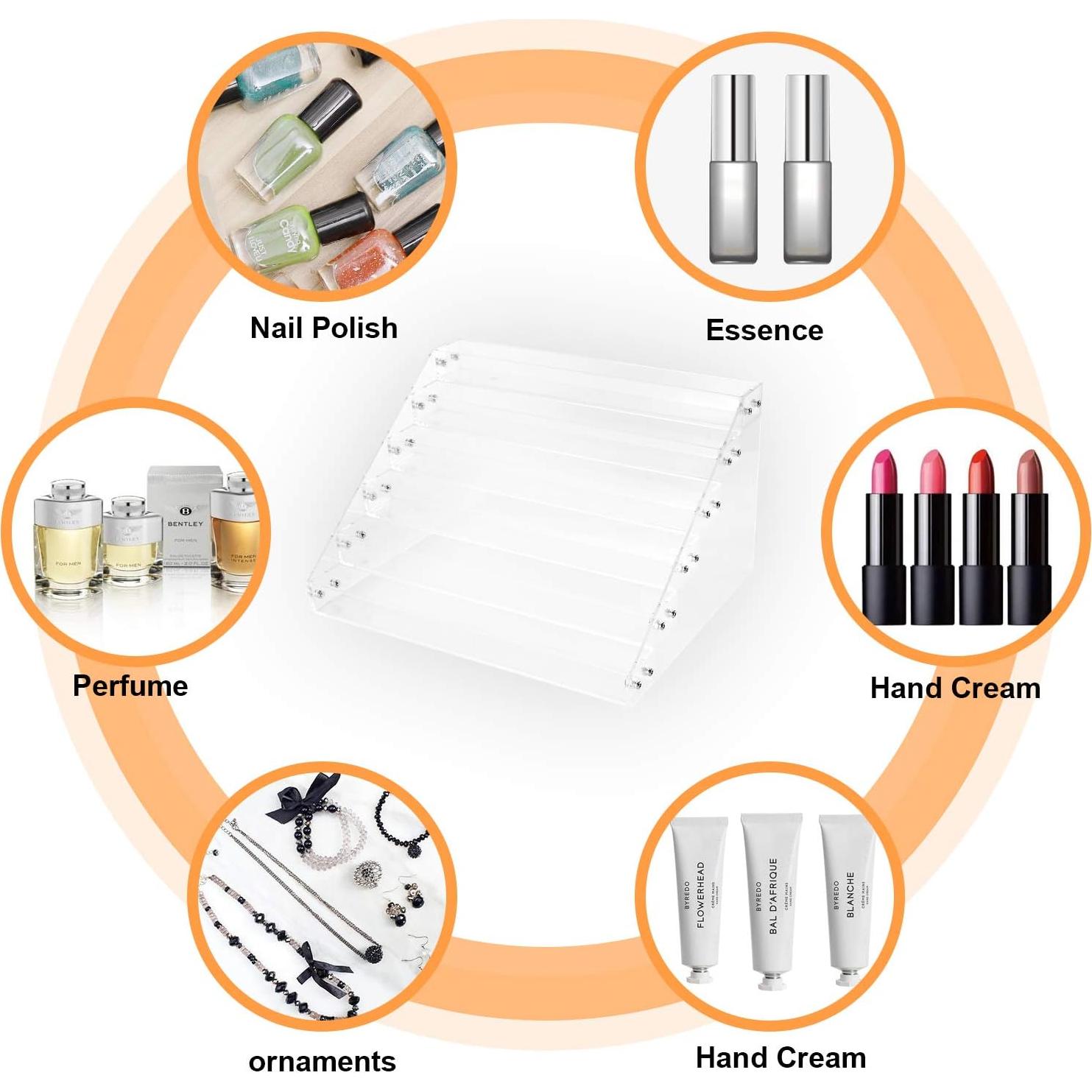 Organizador Acrílico de Esmalte de Uñas BTremary 6 Niveles