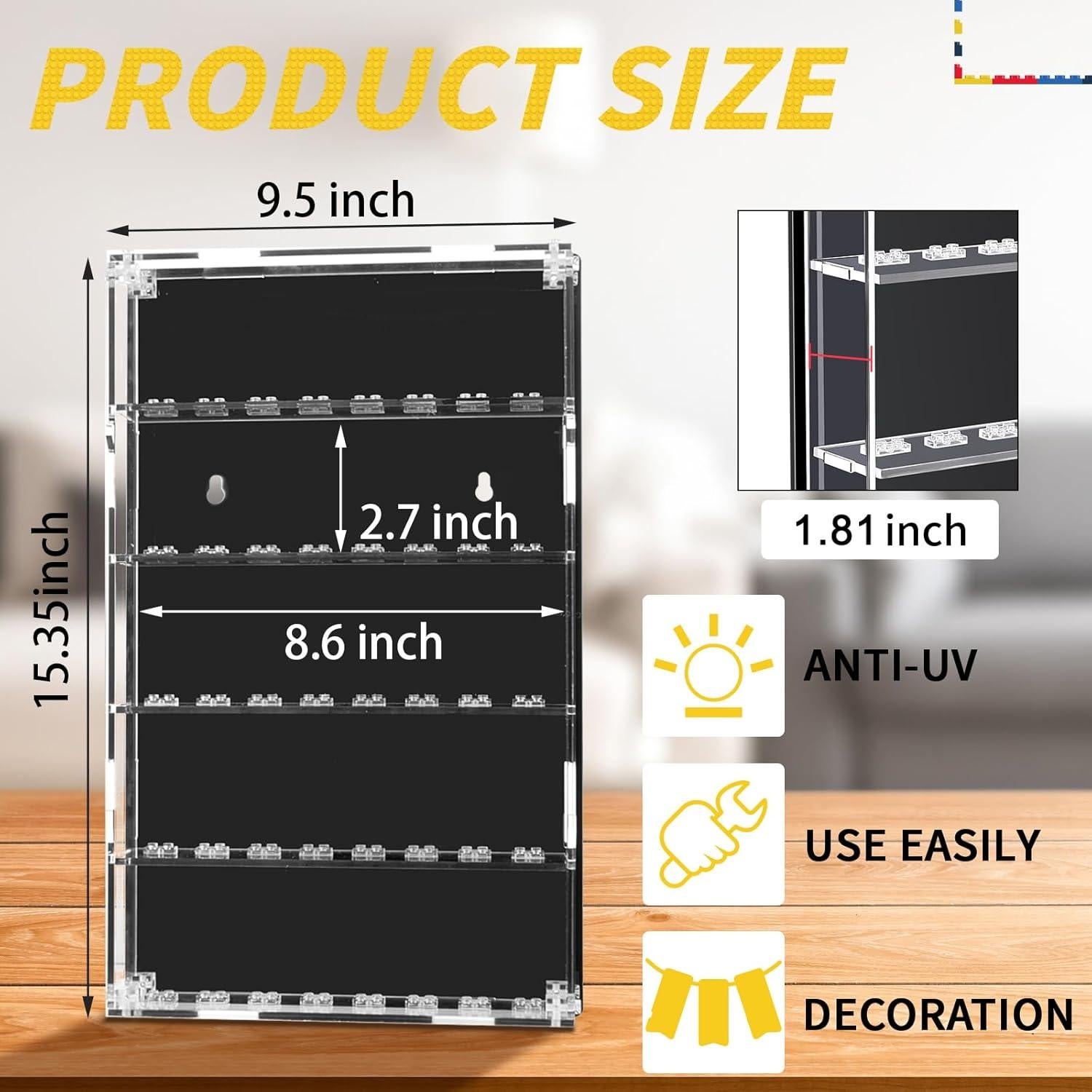 Estante de exhibición para minifiguras Lineshading 5 niveles