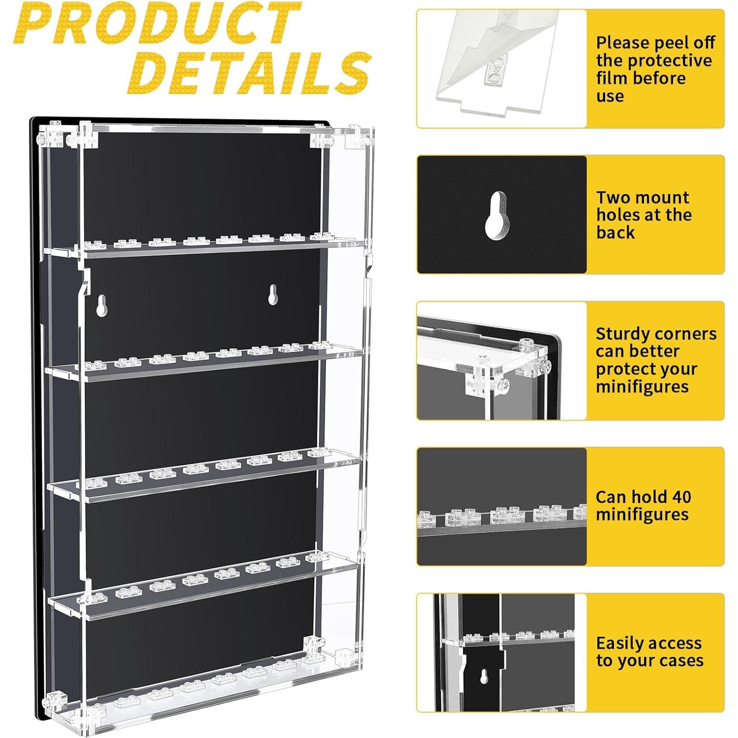 Estante de exhibición para minifiguras Lineshading 5 niveles