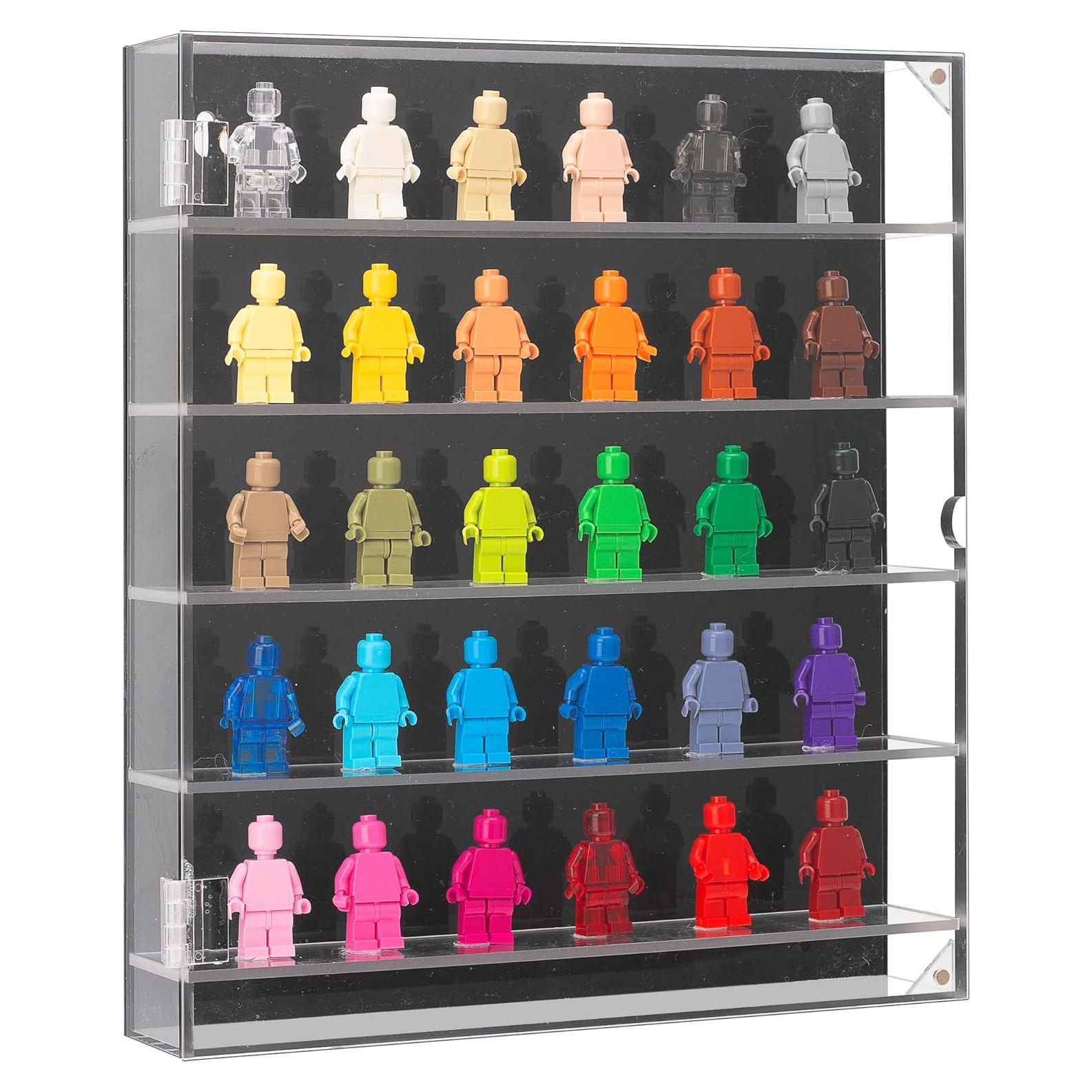 Estuche de exhibición JOYMOMO para 30 minifiguras 30.5x26x4.6 cm