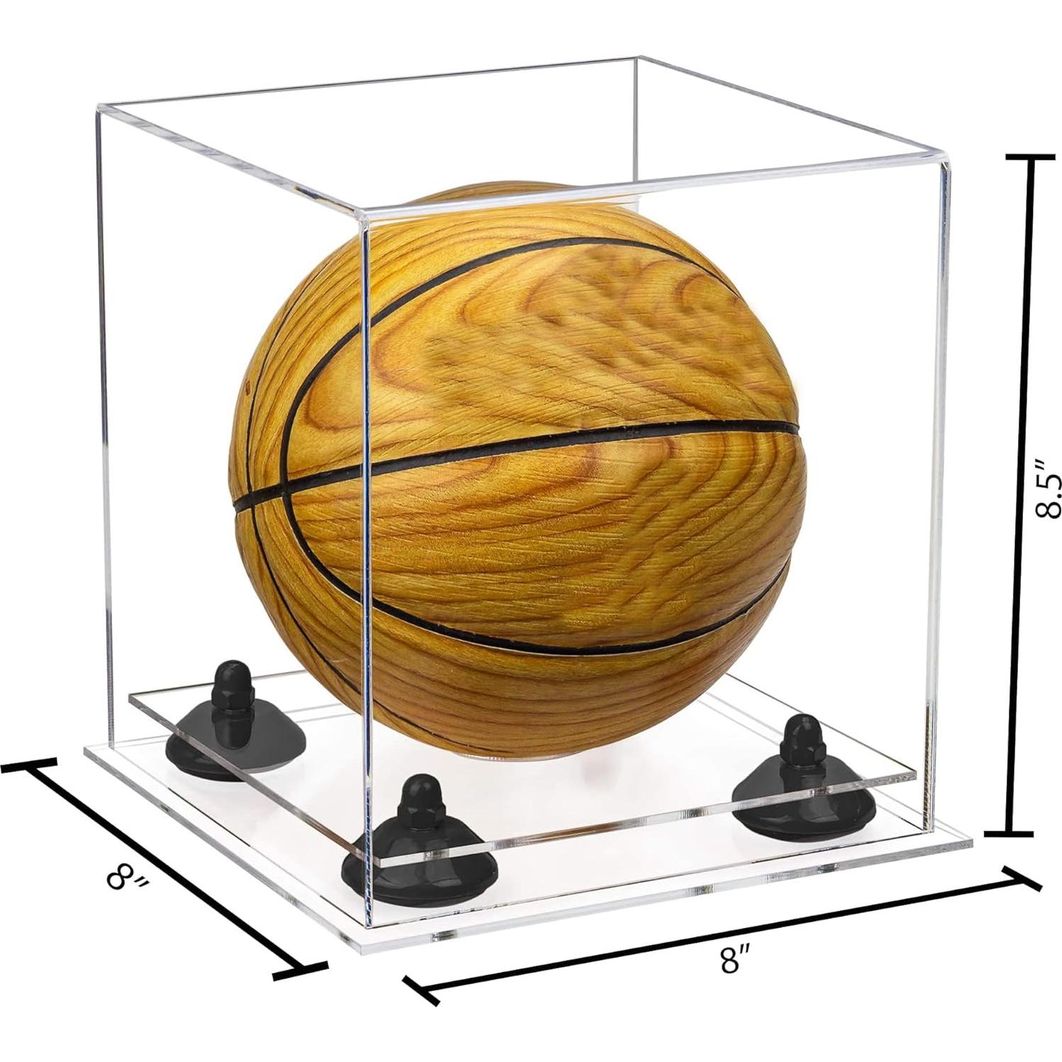 Exhibidor Acrílico Mini para Balón de Baloncesto - Better Display Cases