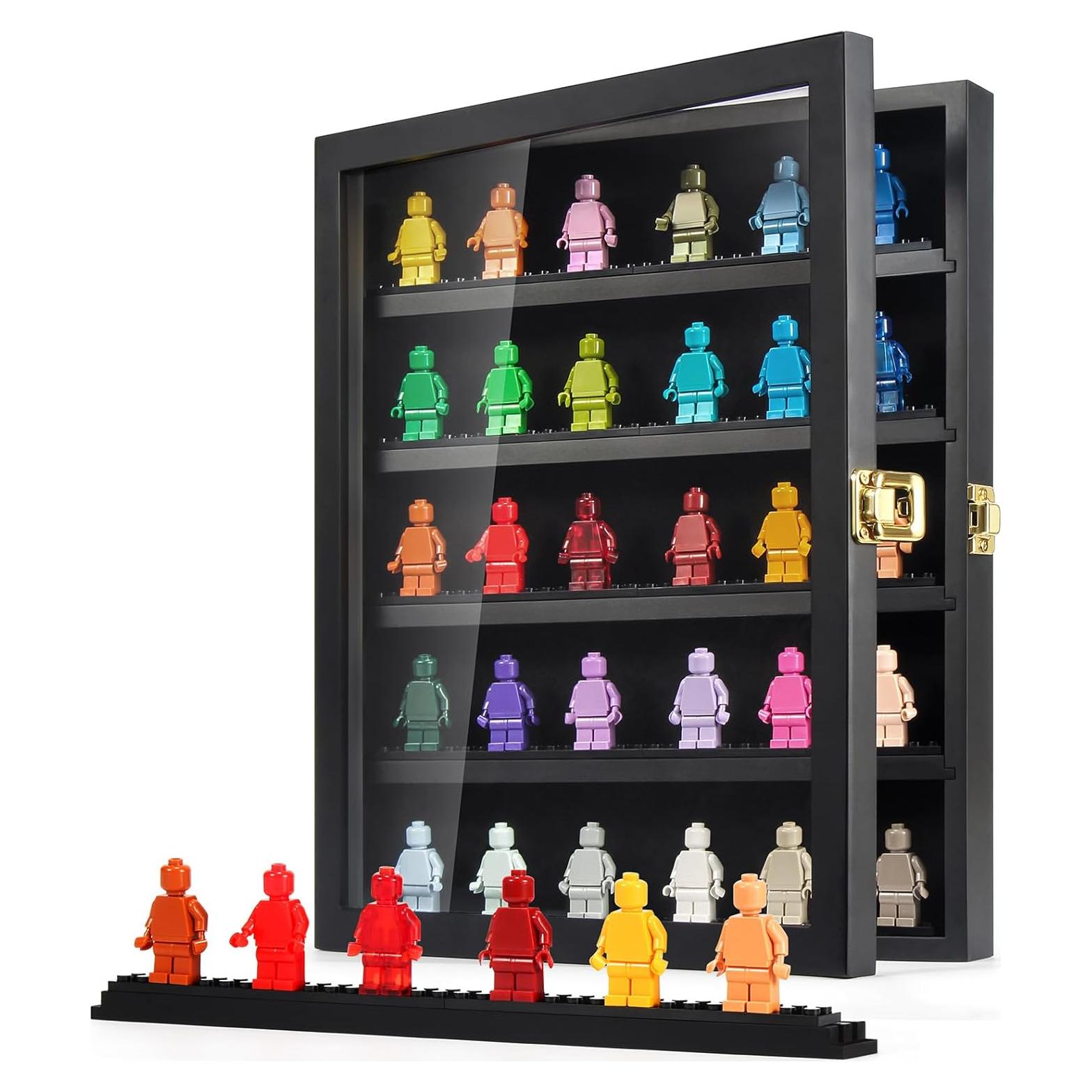 Estuche de Exhibición de Minifiguras TJ.MOREE 27.9x34 cm Negro