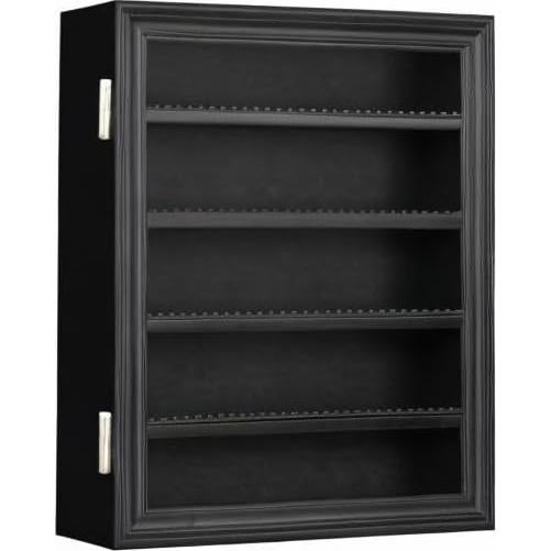 Minifigures Dimensions Display Case Thimble Wall Cabinet LG-CN30 (Black)