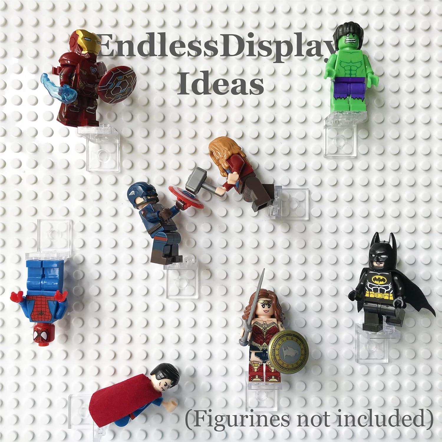 Caja de Exhibición de Minifiguras de Madera Negra 28x28 cm