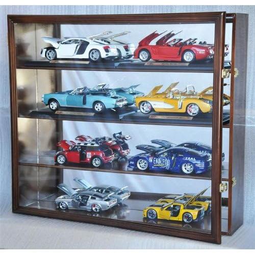 Estante de exhibición de madera sfDisplay 1/18 para 8 coches