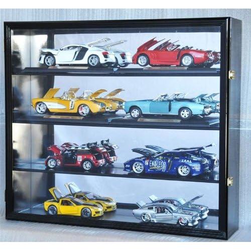 Estante de exhibición de madera sfDisplay 1/18 para 8 coches