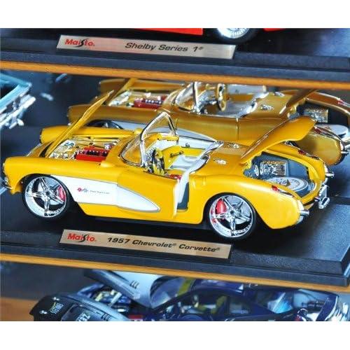 Estante de exhibición de madera sfDisplay 1/18 para 8 coches