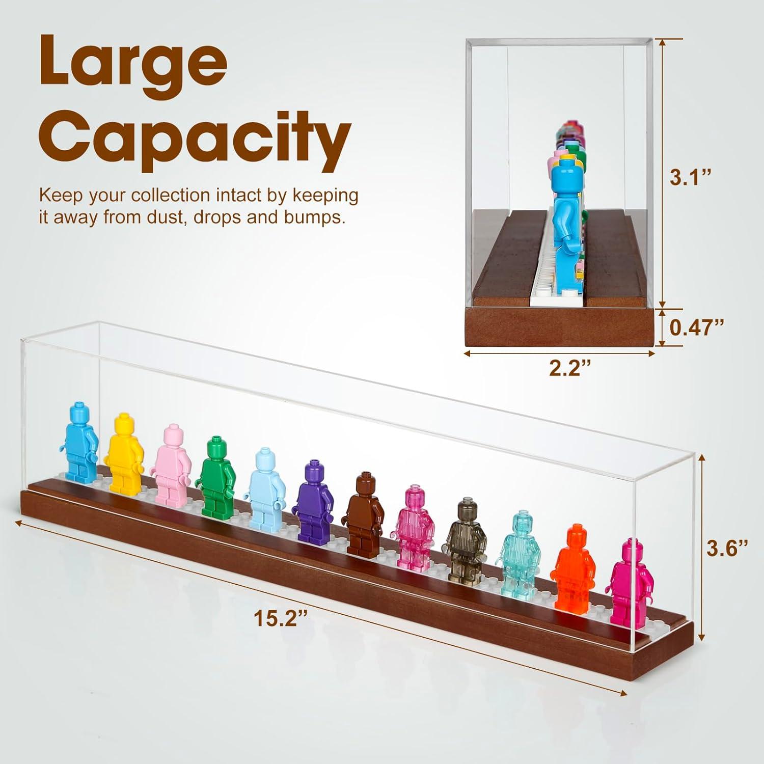 Caja de Exhibición ULTRGEE para Figuras de Acción Mini 38.7x5.6cm