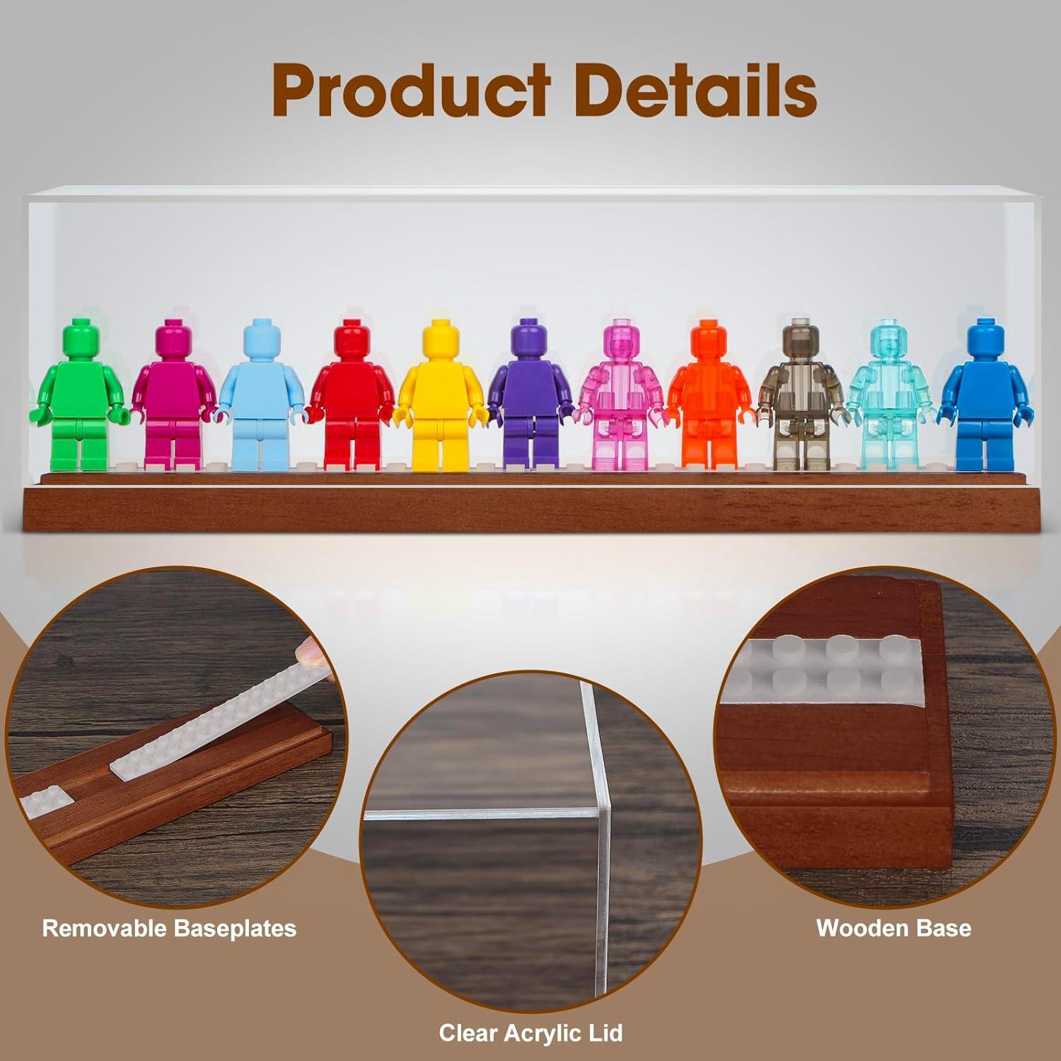 Caja de Exhibición ULTRGEE para Figuras de Acción Mini 38.7x5.6cm