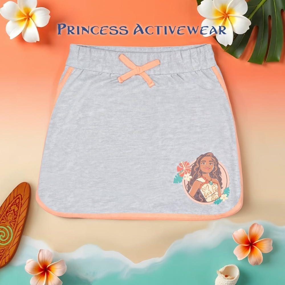 Conjunto 2 Piezas Disney Moana Niñas - Camiseta y Falda