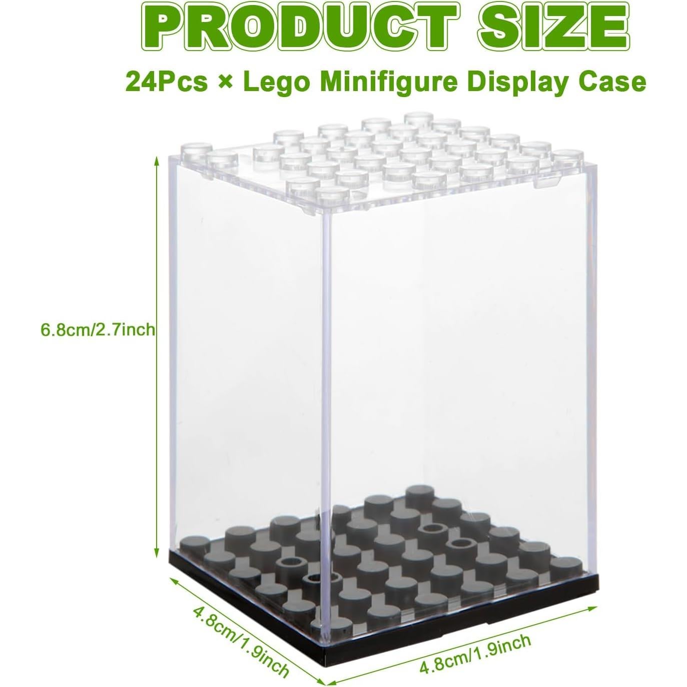 Estuche de Exhibición MUXHEL para 24 Minifiguras 6.9x4.8cm